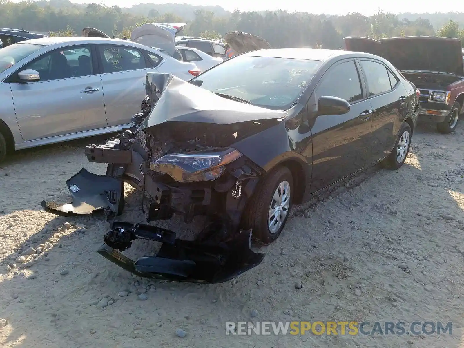 2 Photograph of a damaged car 2T1BURHE8KC166714 TOYOTA COROLLA 2019