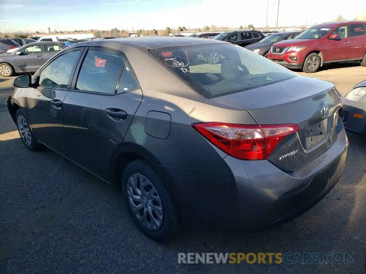 3 Photograph of a damaged car 2T1BURHE8KC167037 TOYOTA COROLLA 2019