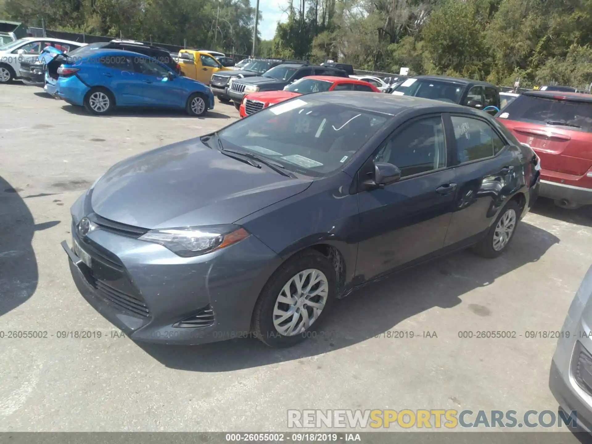 2 Photograph of a damaged car 2T1BURHE8KC167104 TOYOTA COROLLA 2019