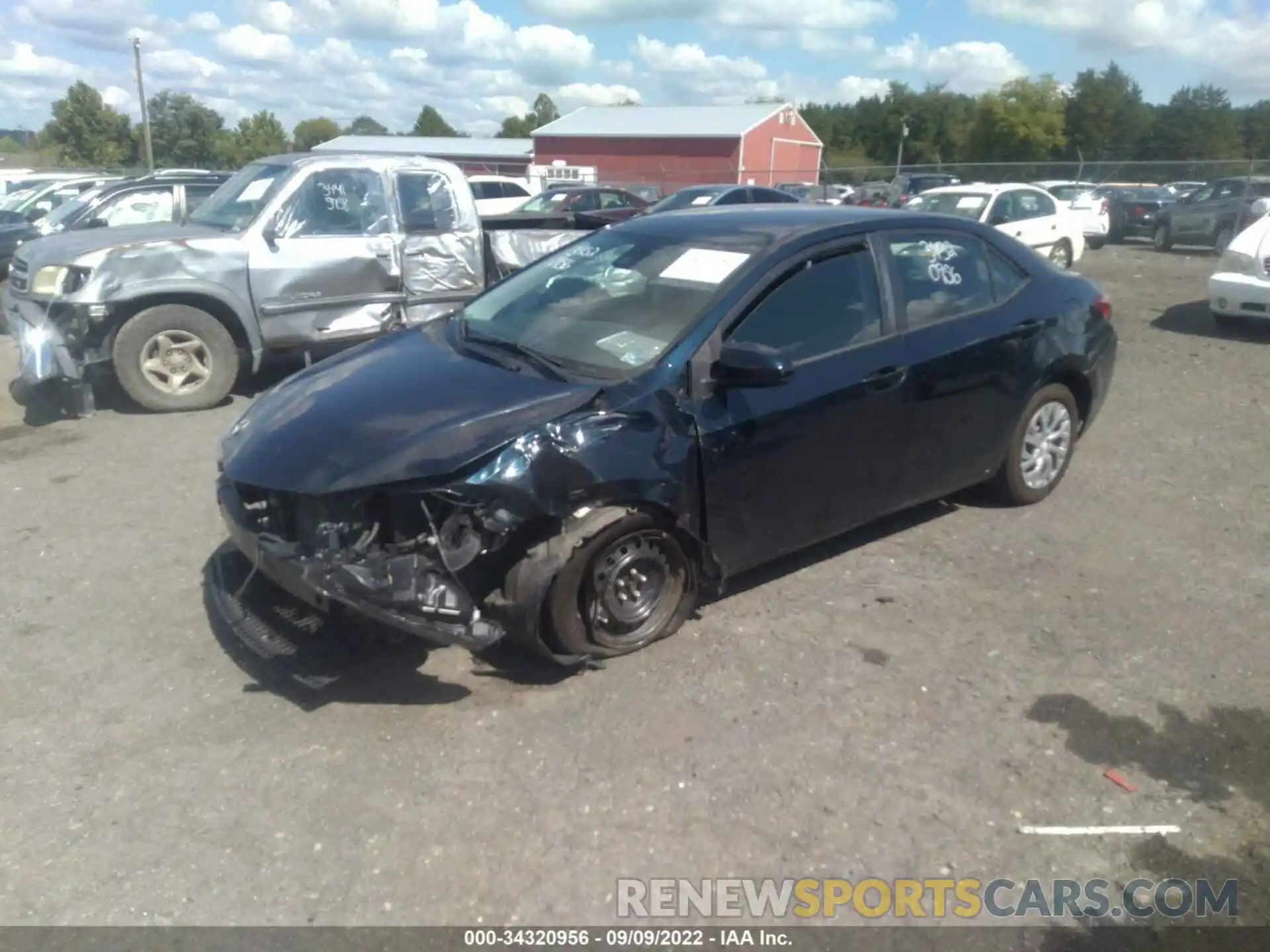 2 Photograph of a damaged car 2T1BURHE8KC167300 TOYOTA COROLLA 2019