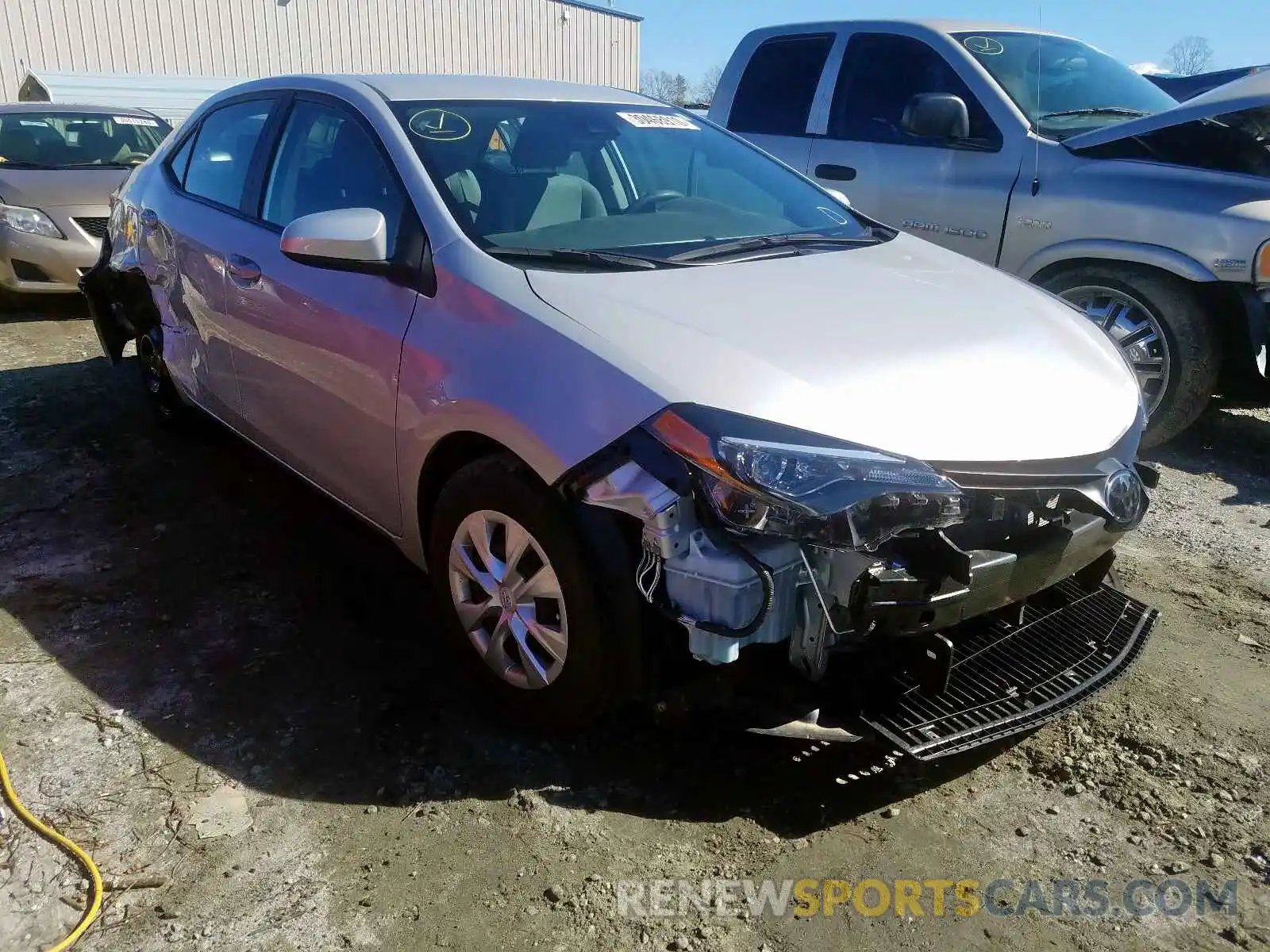 1 Photograph of a damaged car 2T1BURHE8KC167314 TOYOTA COROLLA 2019