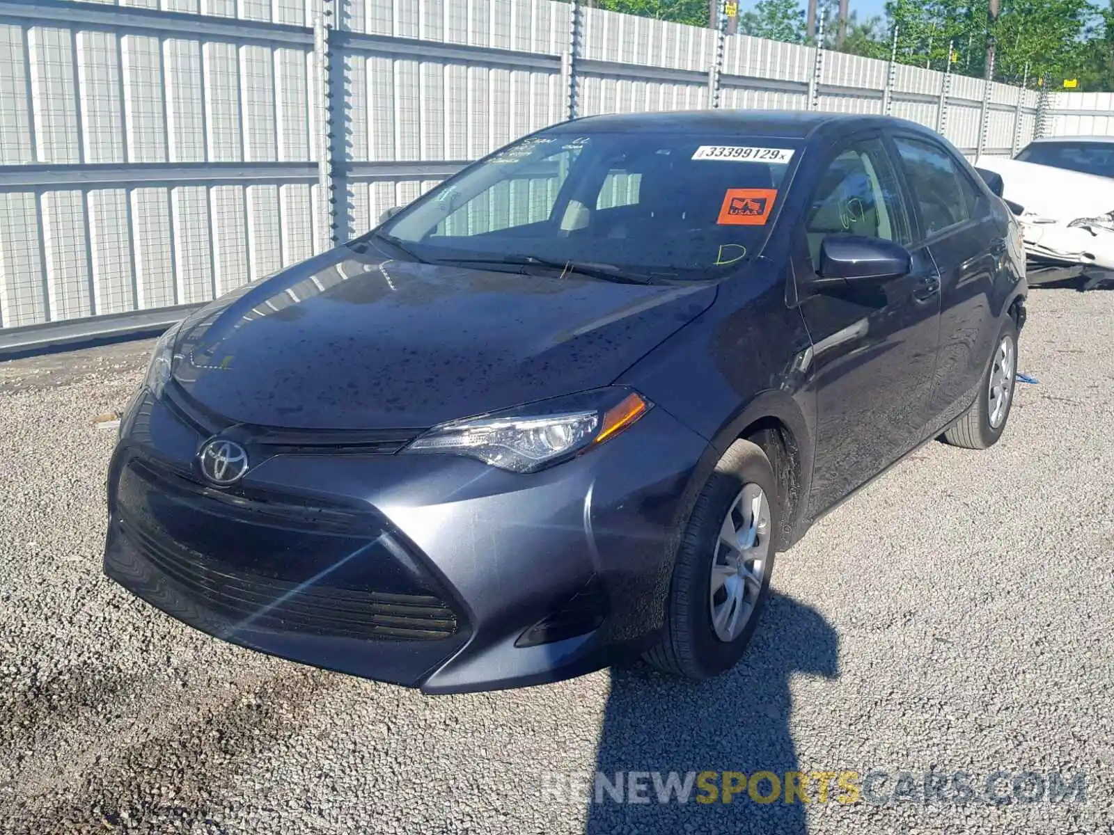 2 Photograph of a damaged car 2T1BURHE8KC167636 TOYOTA COROLLA 2019