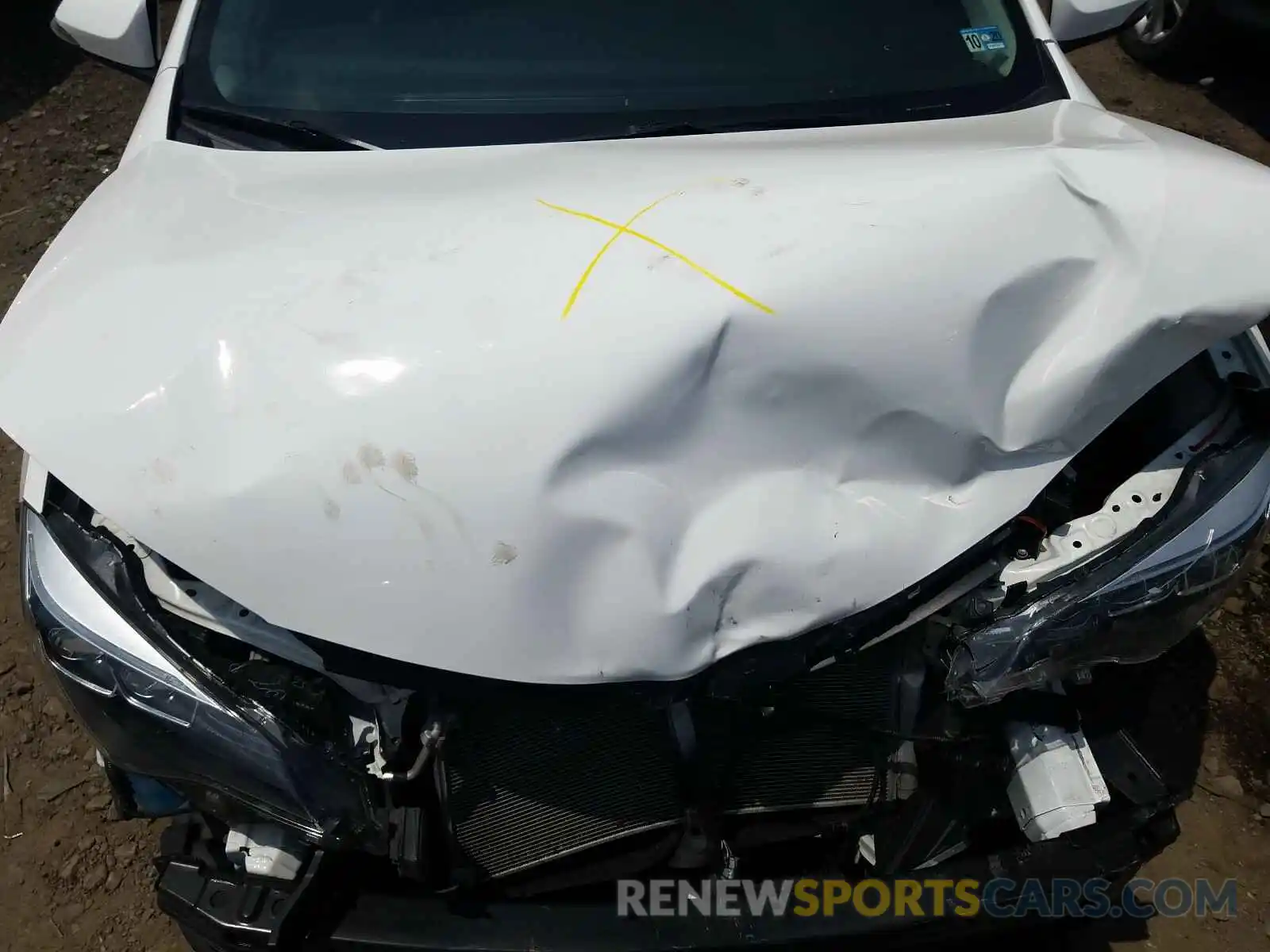 7 Photograph of a damaged car 2T1BURHE8KC167815 TOYOTA COROLLA 2019