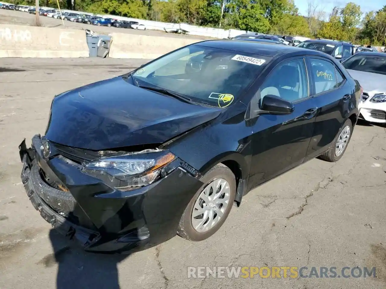 2 Photograph of a damaged car 2T1BURHE8KC168074 TOYOTA COROLLA 2019