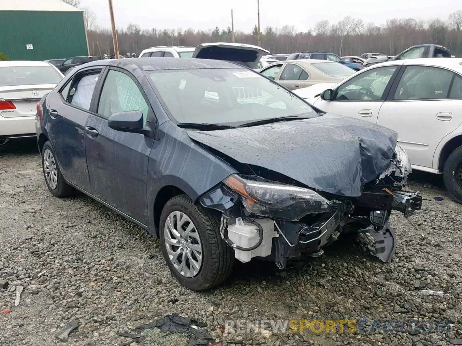 1 Photograph of a damaged car 2T1BURHE8KC168883 TOYOTA COROLLA 2019