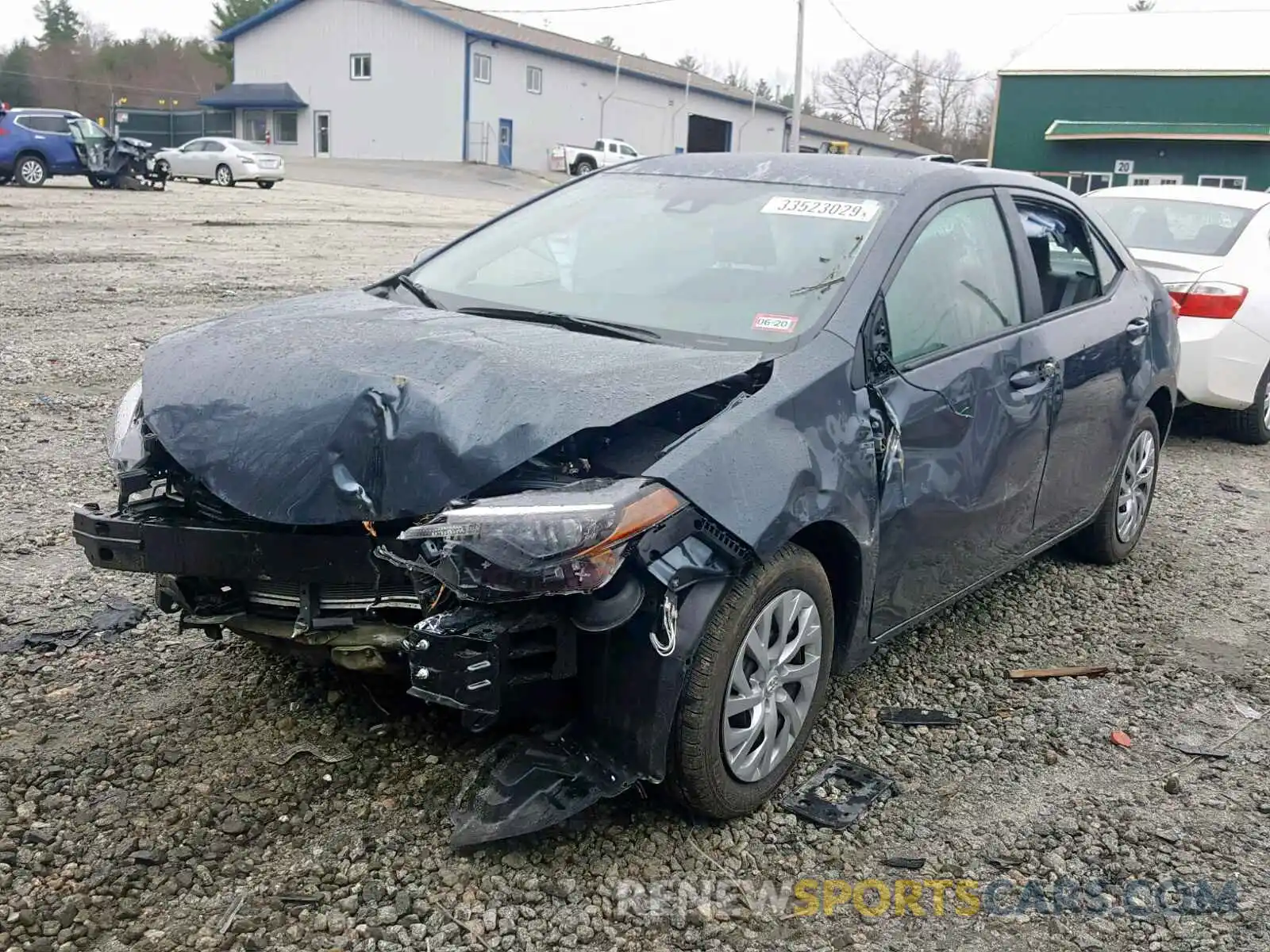 2 Photograph of a damaged car 2T1BURHE8KC168883 TOYOTA COROLLA 2019