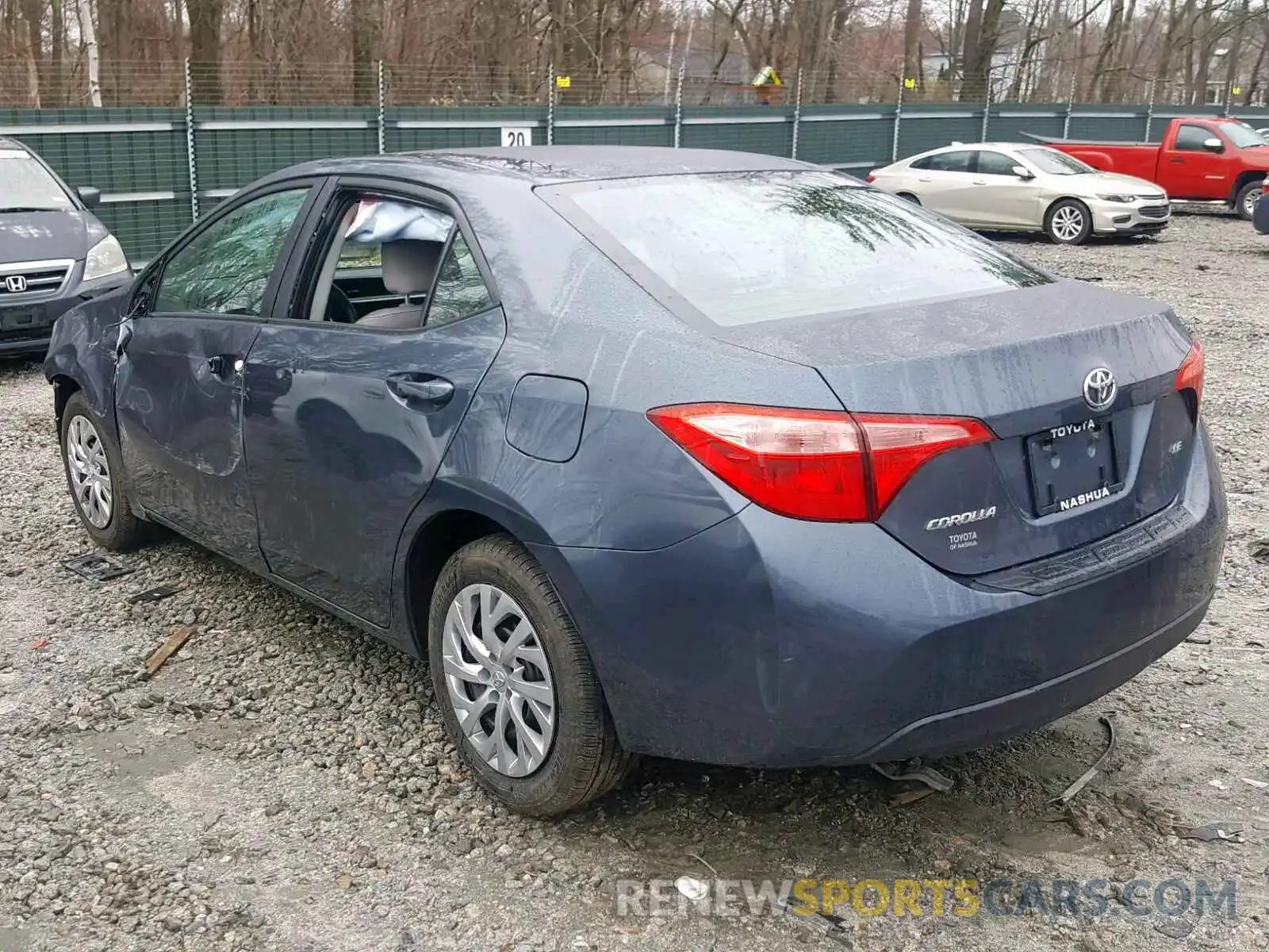 3 Photograph of a damaged car 2T1BURHE8KC168883 TOYOTA COROLLA 2019