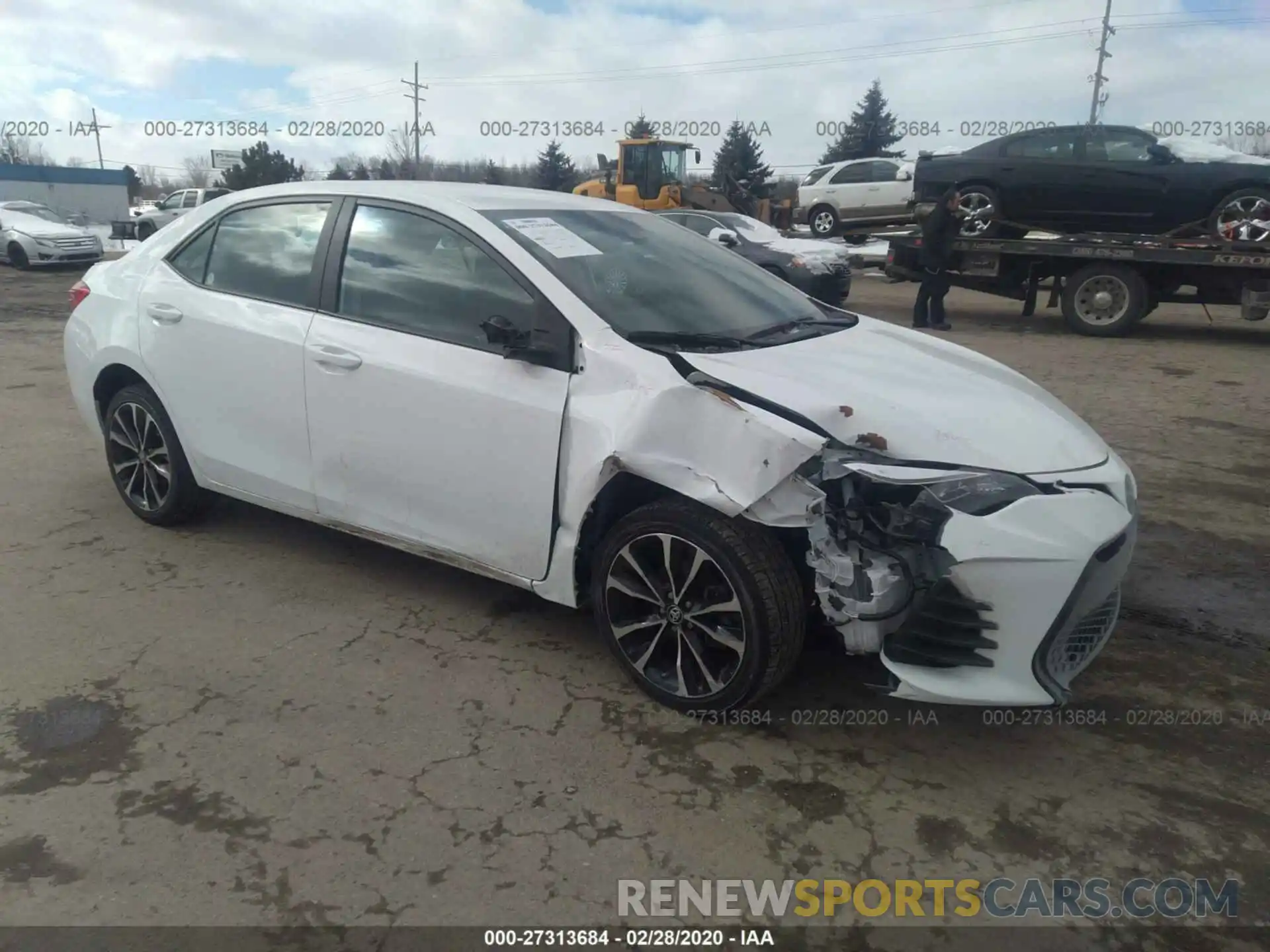 1 Photograph of a damaged car 2T1BURHE8KC169466 TOYOTA COROLLA 2019