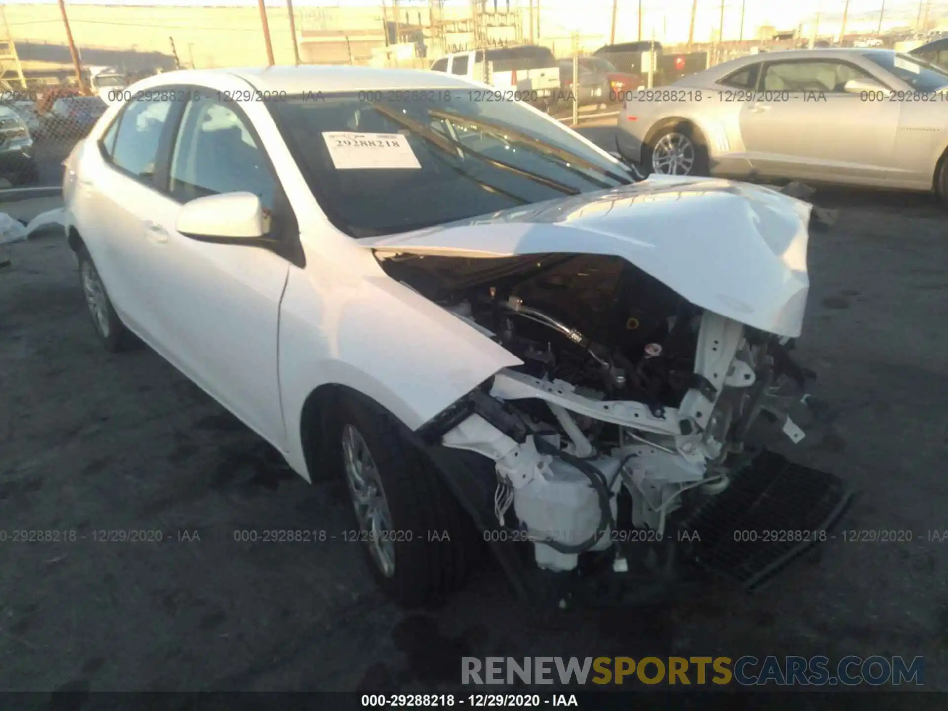 1 Photograph of a damaged car 2T1BURHE8KC169886 TOYOTA COROLLA 2019