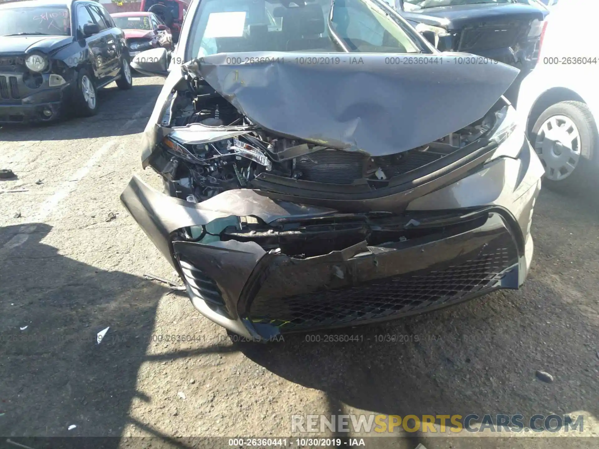 6 Photograph of a damaged car 2T1BURHE8KC170178 TOYOTA COROLLA 2019