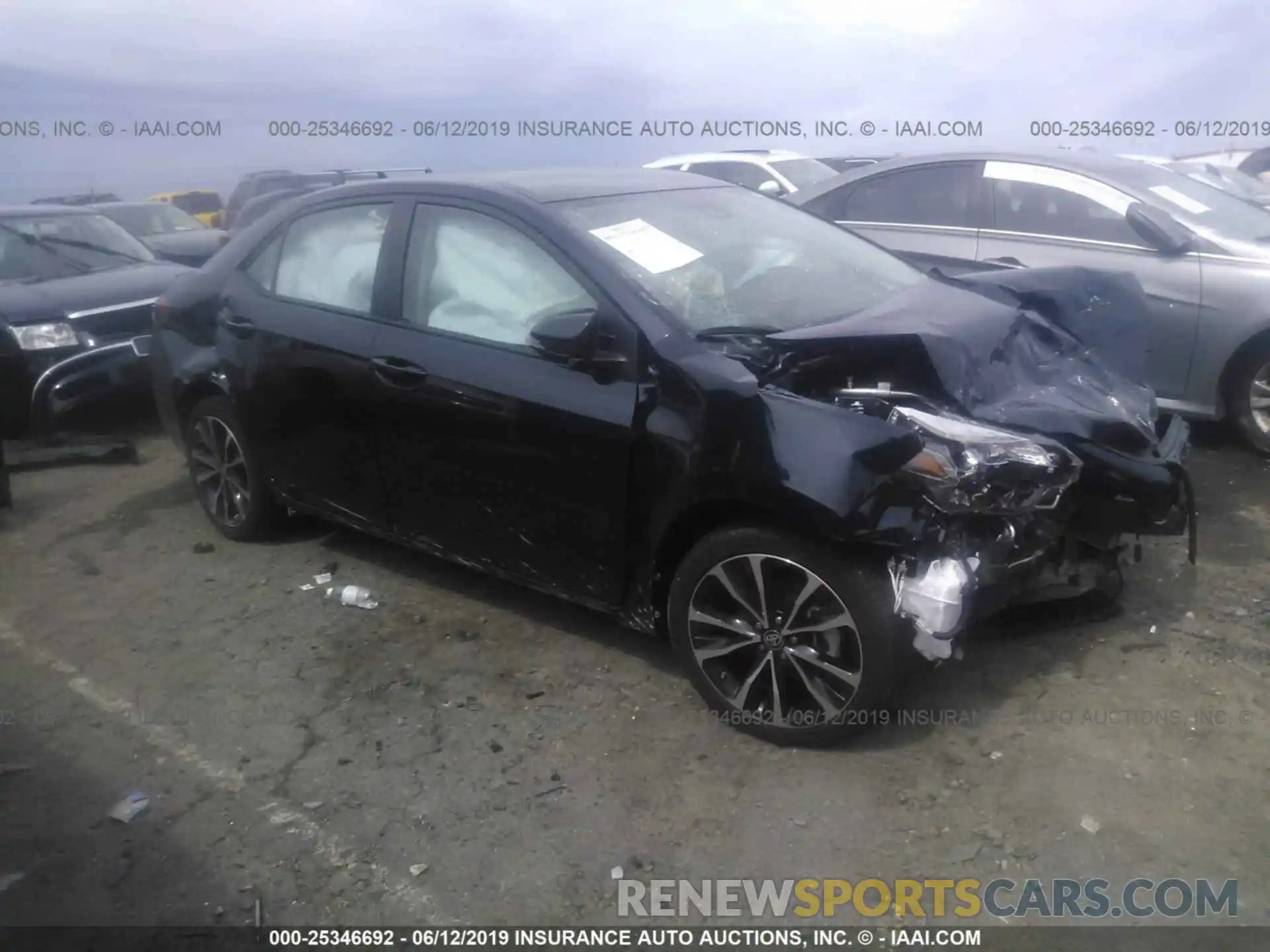 1 Photograph of a damaged car 2T1BURHE8KC170424 TOYOTA COROLLA 2019