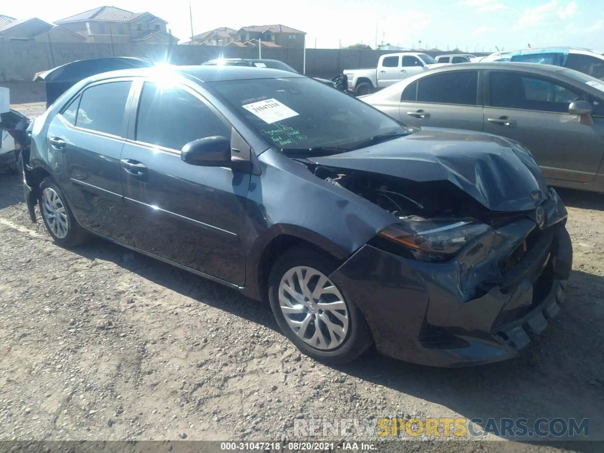 1 Photograph of a damaged car 2T1BURHE8KC170794 TOYOTA COROLLA 2019