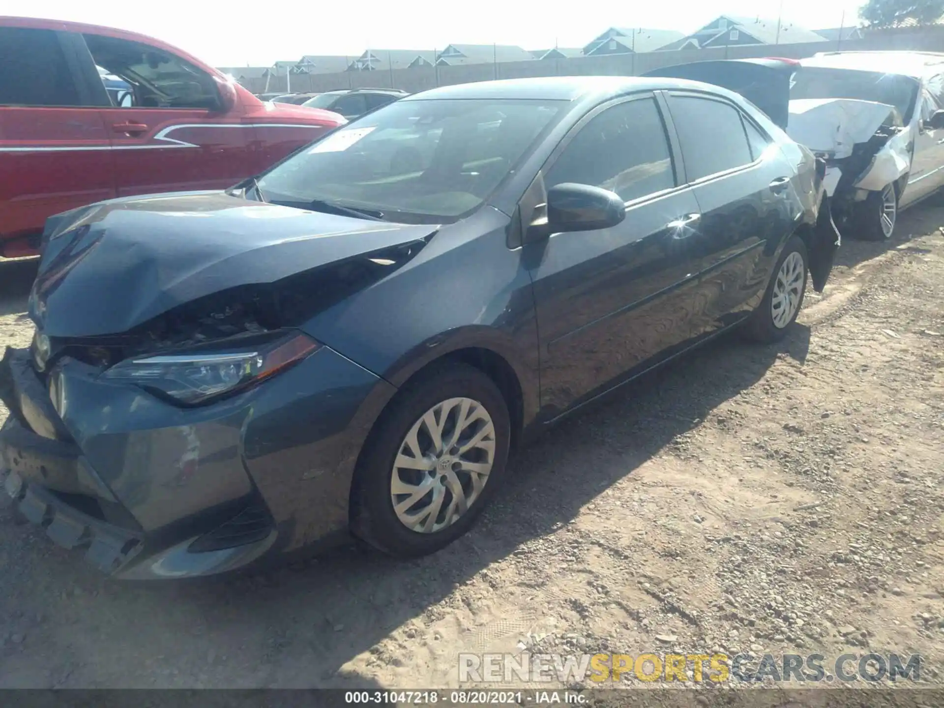 2 Photograph of a damaged car 2T1BURHE8KC170794 TOYOTA COROLLA 2019