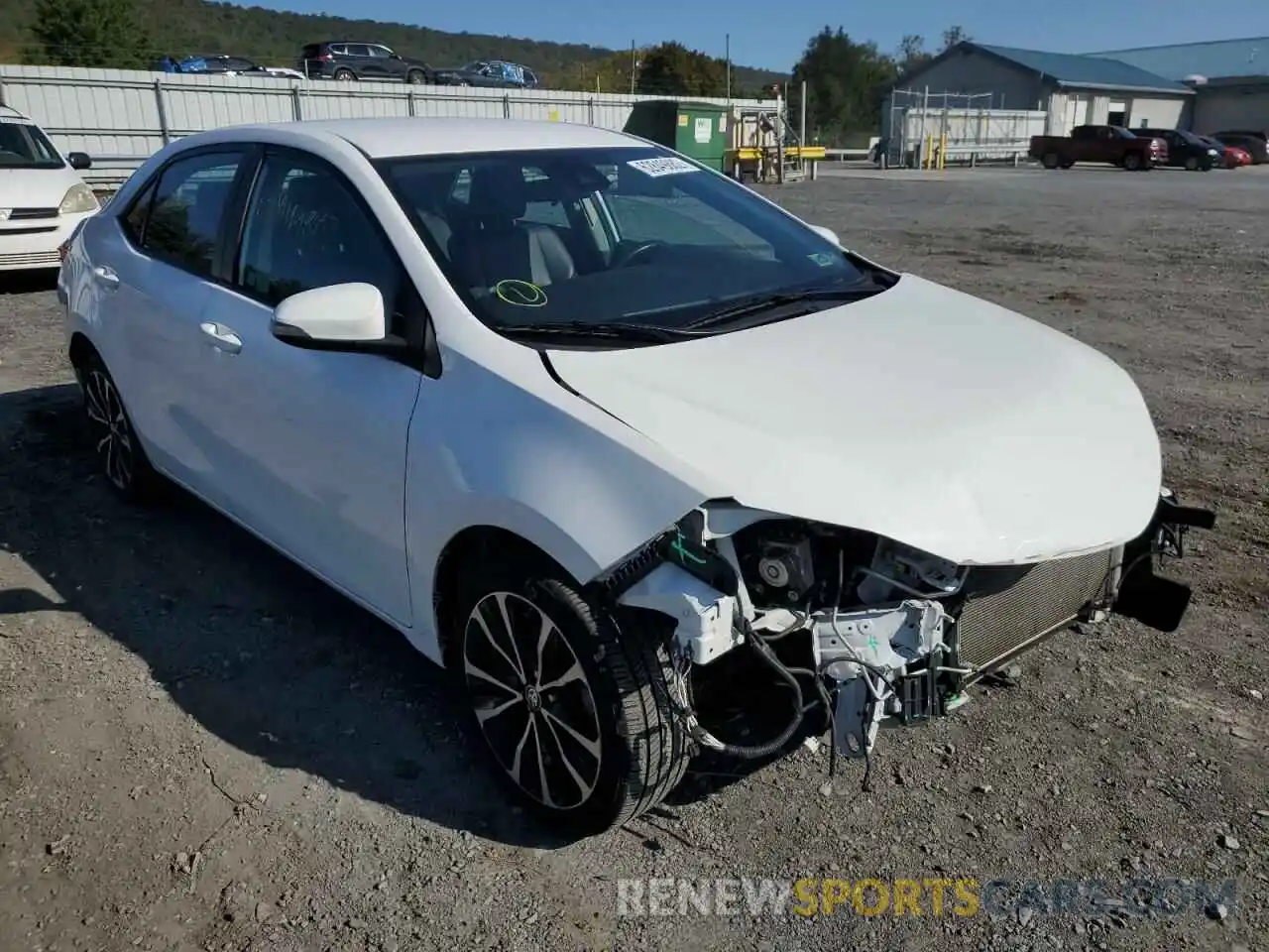 1 Photograph of a damaged car 2T1BURHE8KC170875 TOYOTA COROLLA 2019