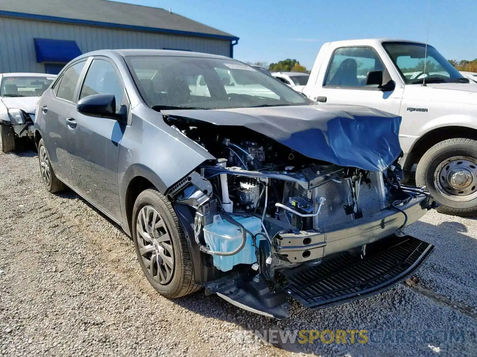 1 Photograph of a damaged car 2T1BURHE8KC170889 TOYOTA COROLLA 2019