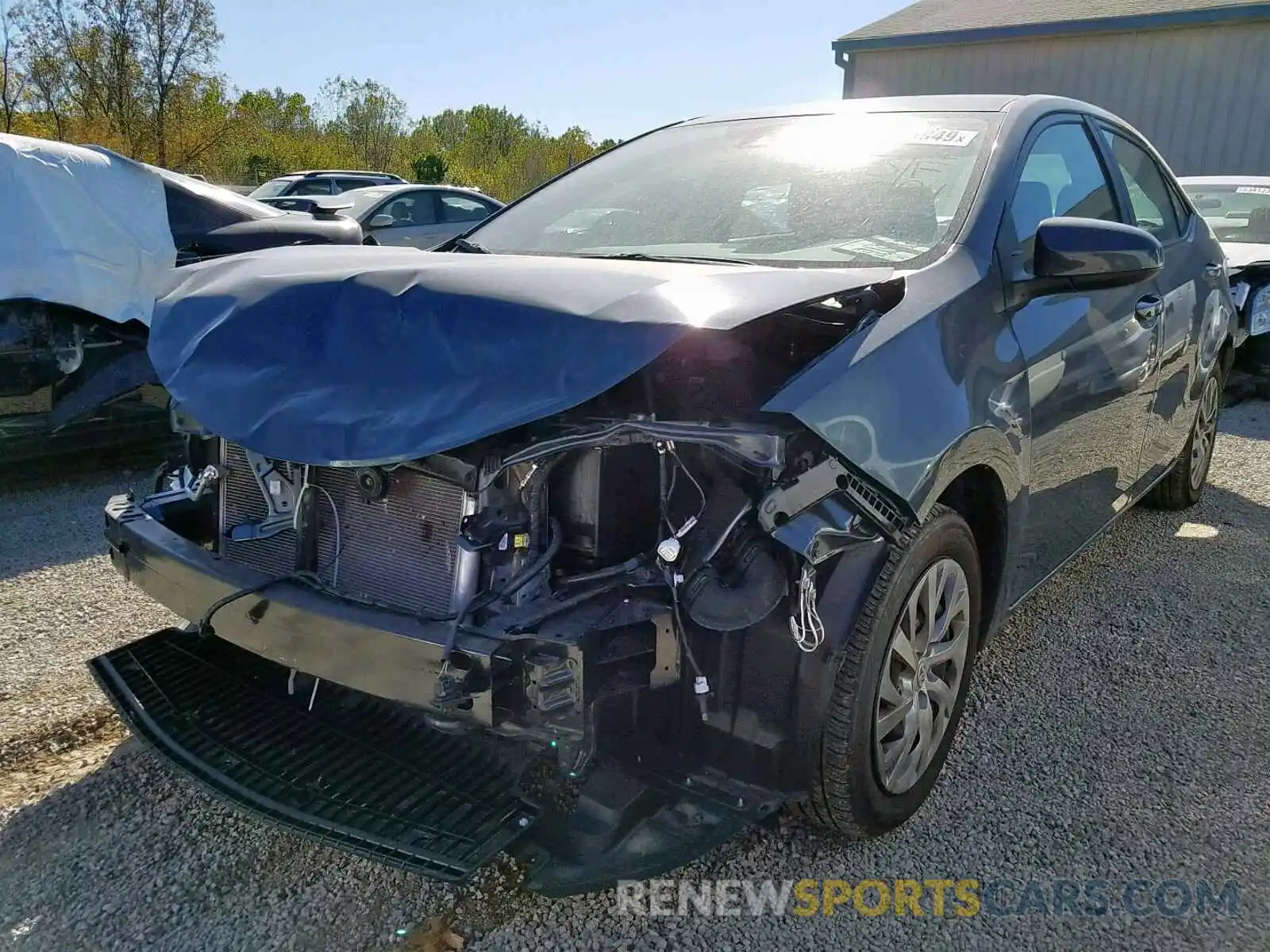 2 Photograph of a damaged car 2T1BURHE8KC170889 TOYOTA COROLLA 2019
