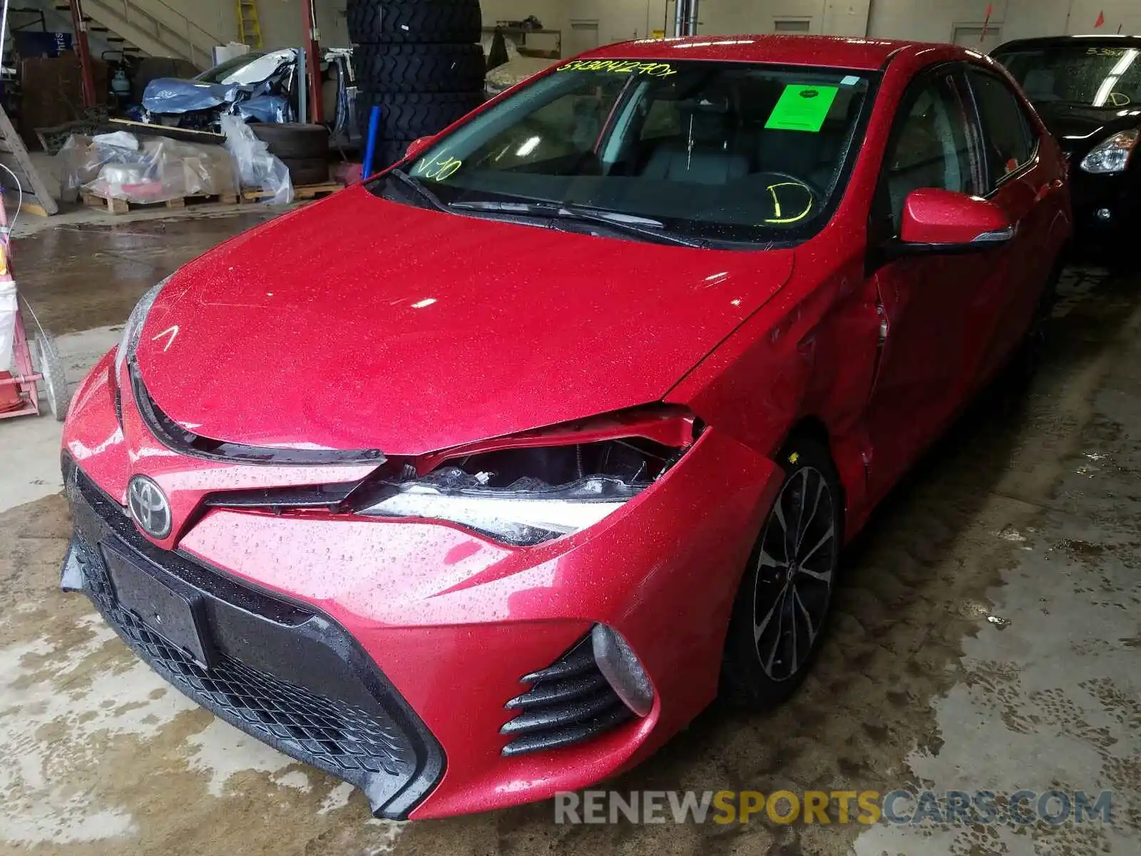 2 Photograph of a damaged car 2T1BURHE8KC171024 TOYOTA COROLLA 2019