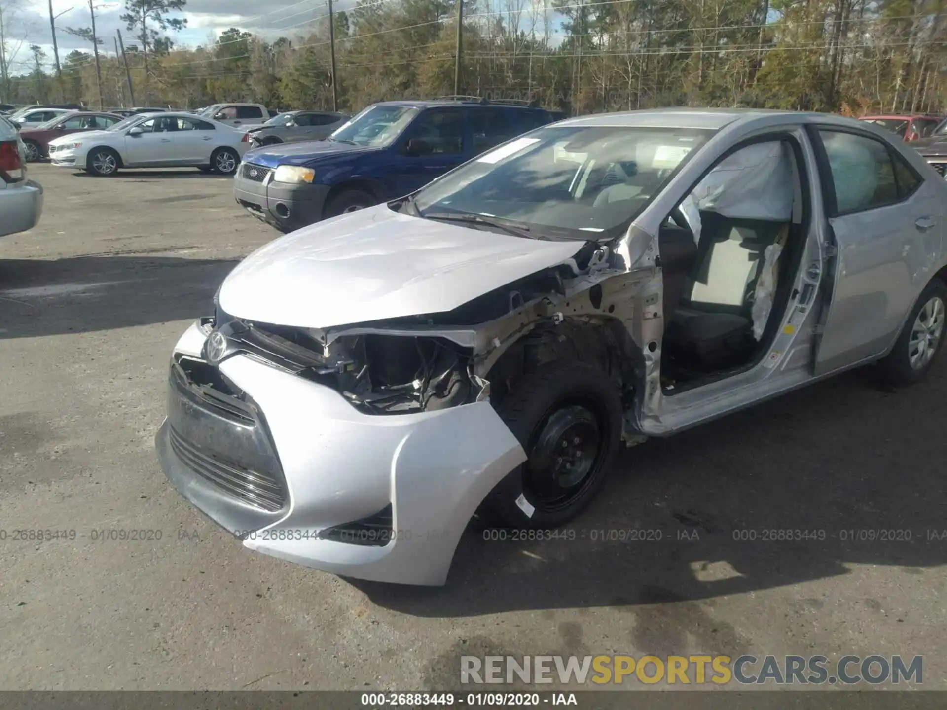 6 Photograph of a damaged car 2T1BURHE8KC171816 TOYOTA COROLLA 2019