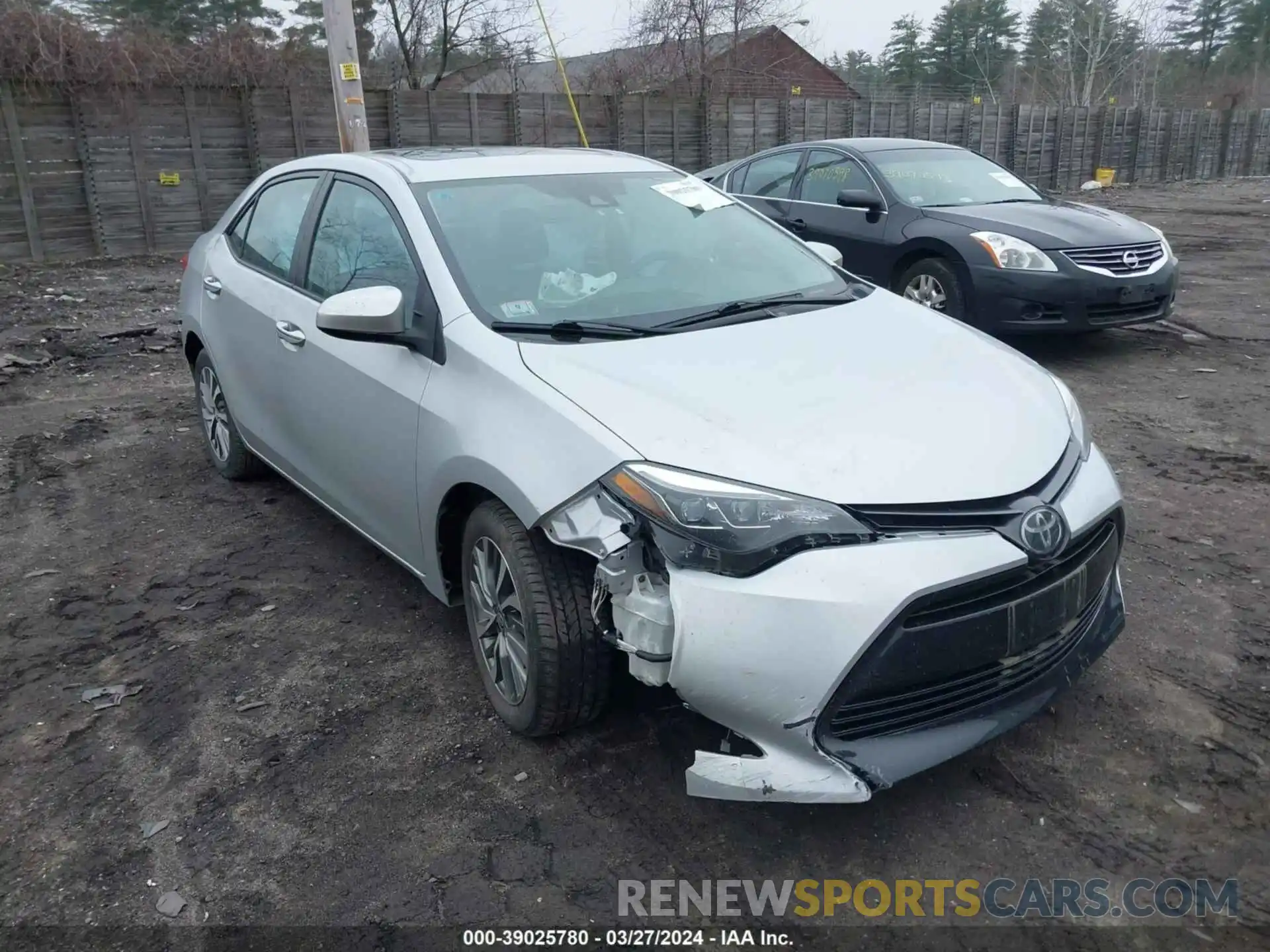 1 Photograph of a damaged car 2T1BURHE8KC171833 TOYOTA COROLLA 2019