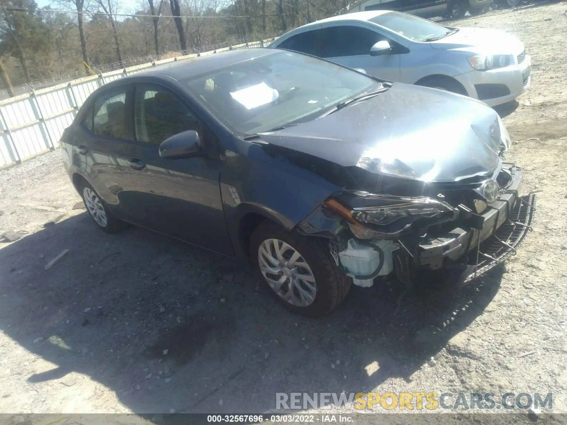 1 Photograph of a damaged car 2T1BURHE8KC172271 TOYOTA COROLLA 2019