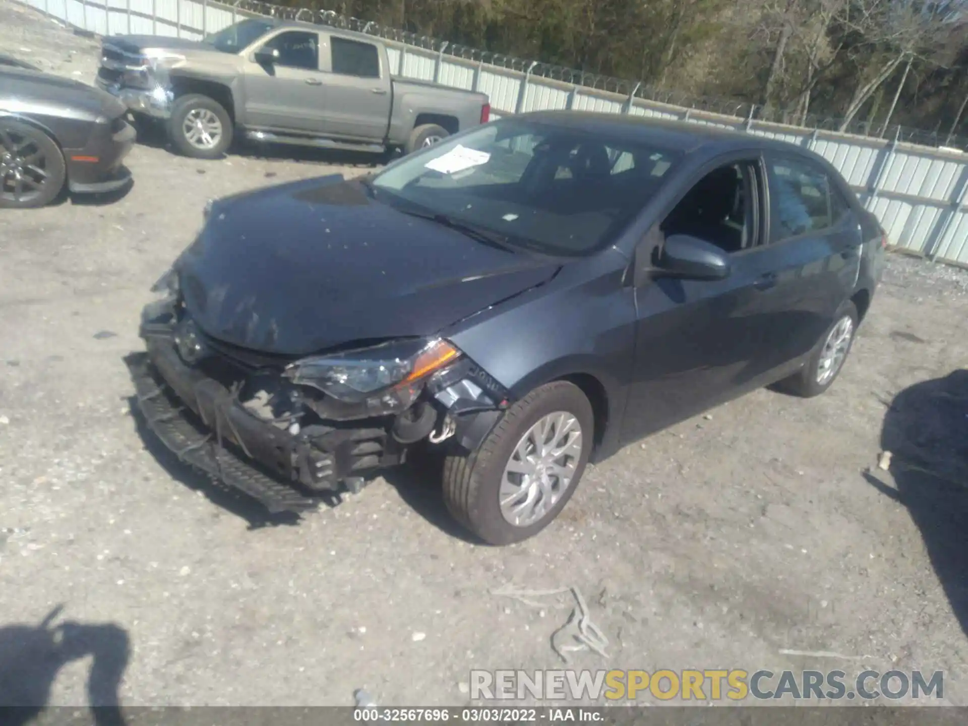 2 Photograph of a damaged car 2T1BURHE8KC172271 TOYOTA COROLLA 2019