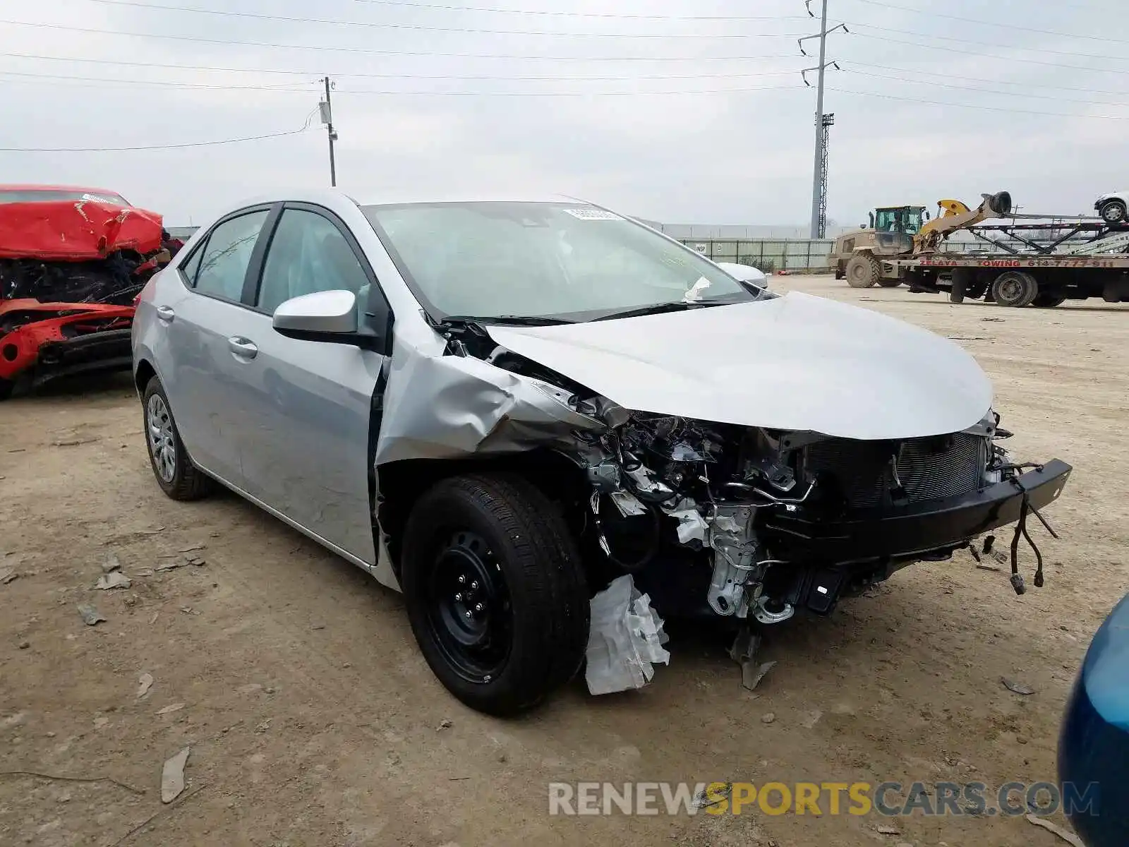 1 Photograph of a damaged car 2T1BURHE8KC172920 TOYOTA COROLLA 2019