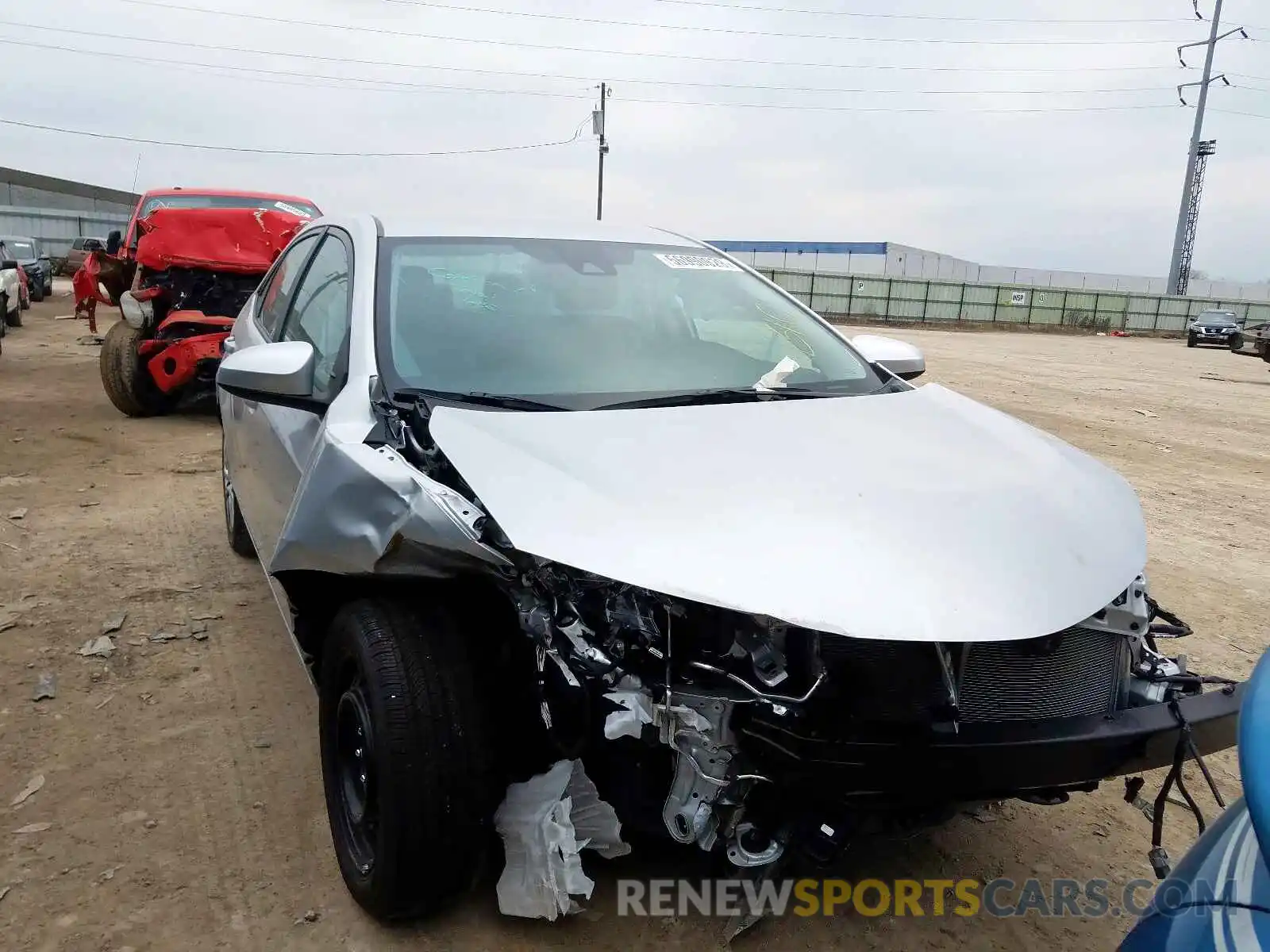 9 Photograph of a damaged car 2T1BURHE8KC172920 TOYOTA COROLLA 2019