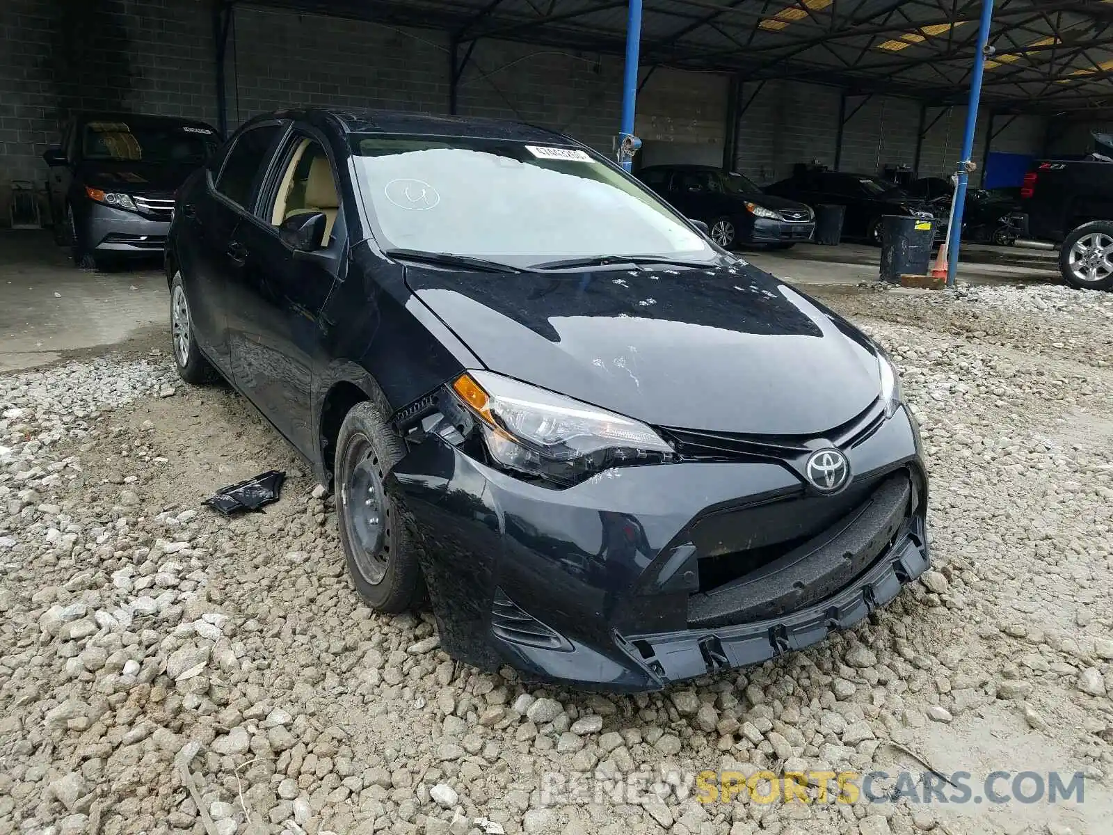1 Photograph of a damaged car 2T1BURHE8KC173355 TOYOTA COROLLA 2019
