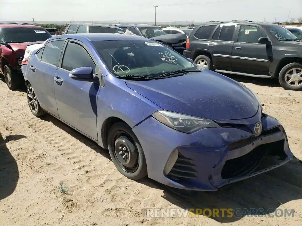 1 Photograph of a damaged car 2T1BURHE8KC174389 TOYOTA COROLLA 2019