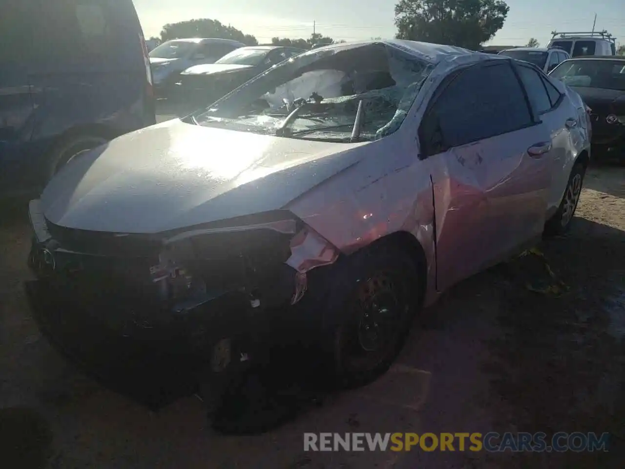 2 Photograph of a damaged car 2T1BURHE8KC174781 TOYOTA COROLLA 2019