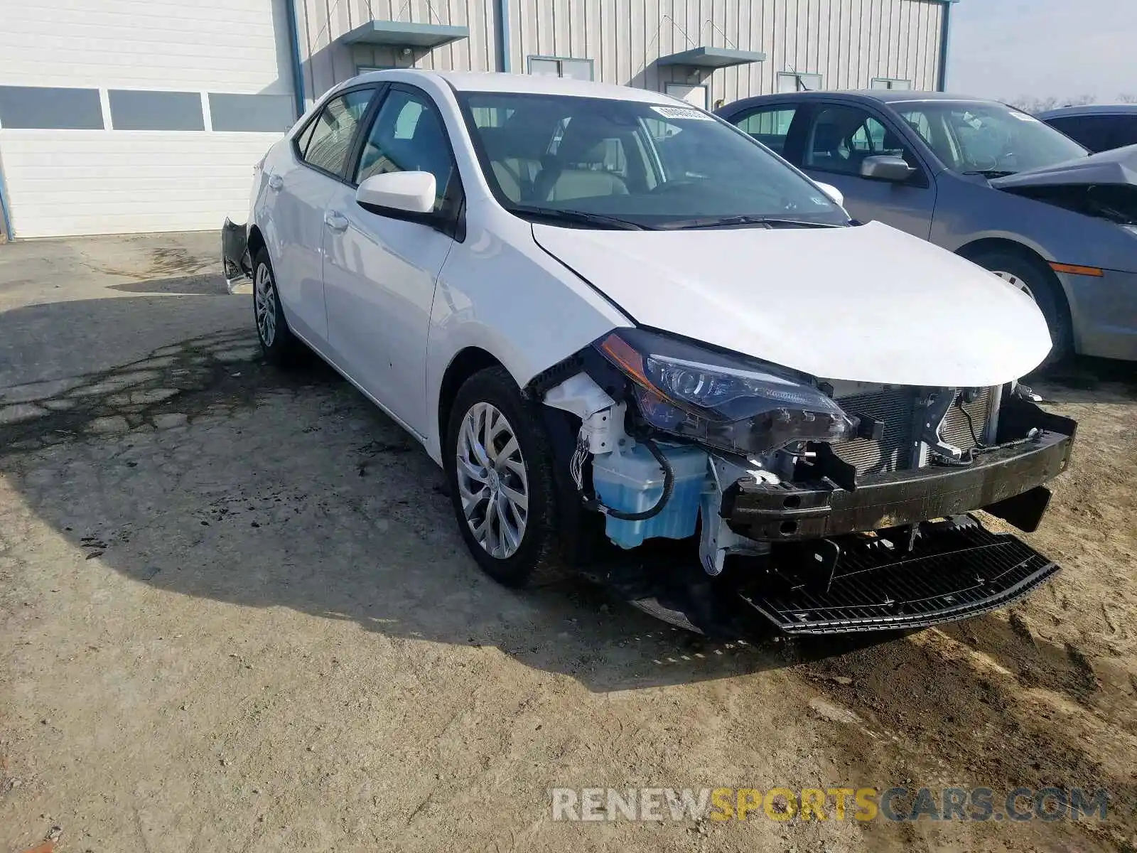 1 Photograph of a damaged car 2T1BURHE8KC177504 TOYOTA COROLLA 2019