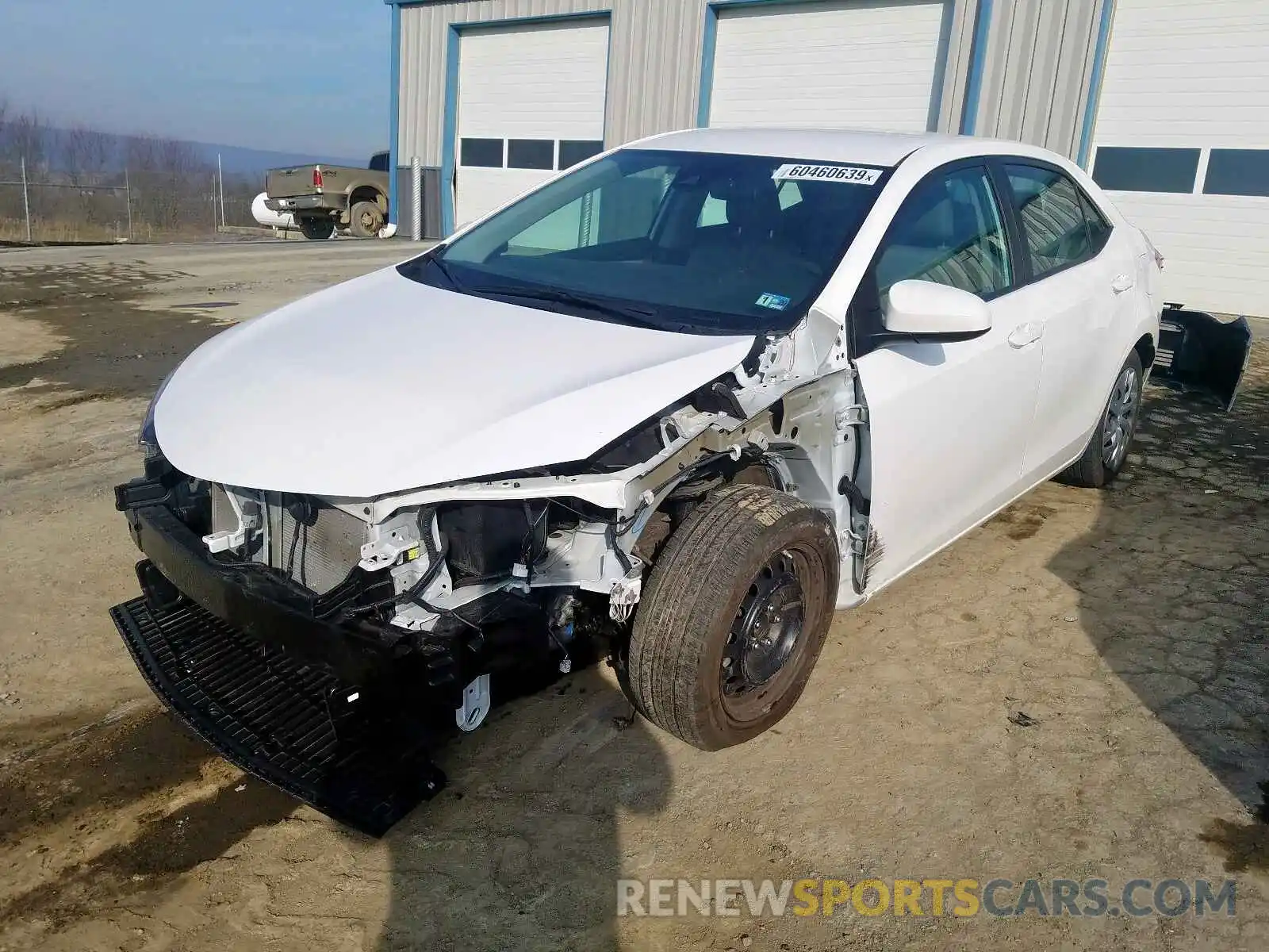 2 Photograph of a damaged car 2T1BURHE8KC177504 TOYOTA COROLLA 2019