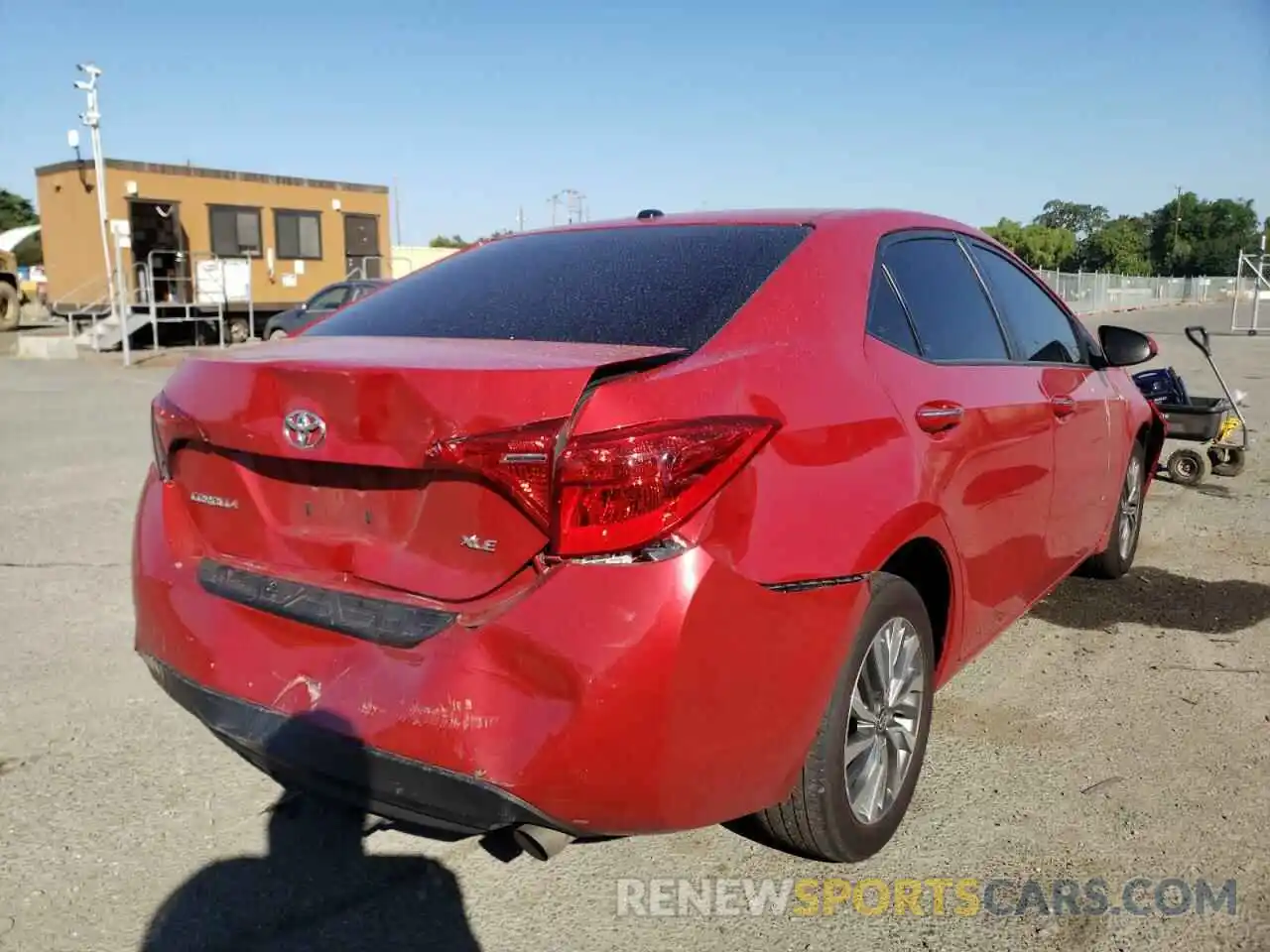 4 Photograph of a damaged car 2T1BURHE8KC177518 TOYOTA COROLLA 2019