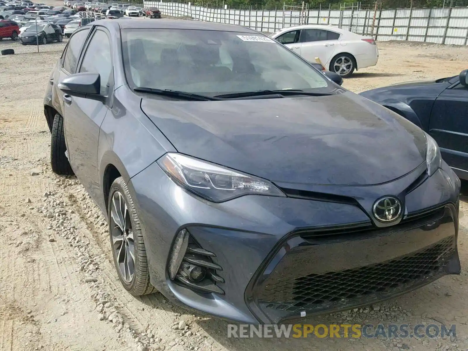 1 Photograph of a damaged car 2T1BURHE8KC177745 TOYOTA COROLLA 2019