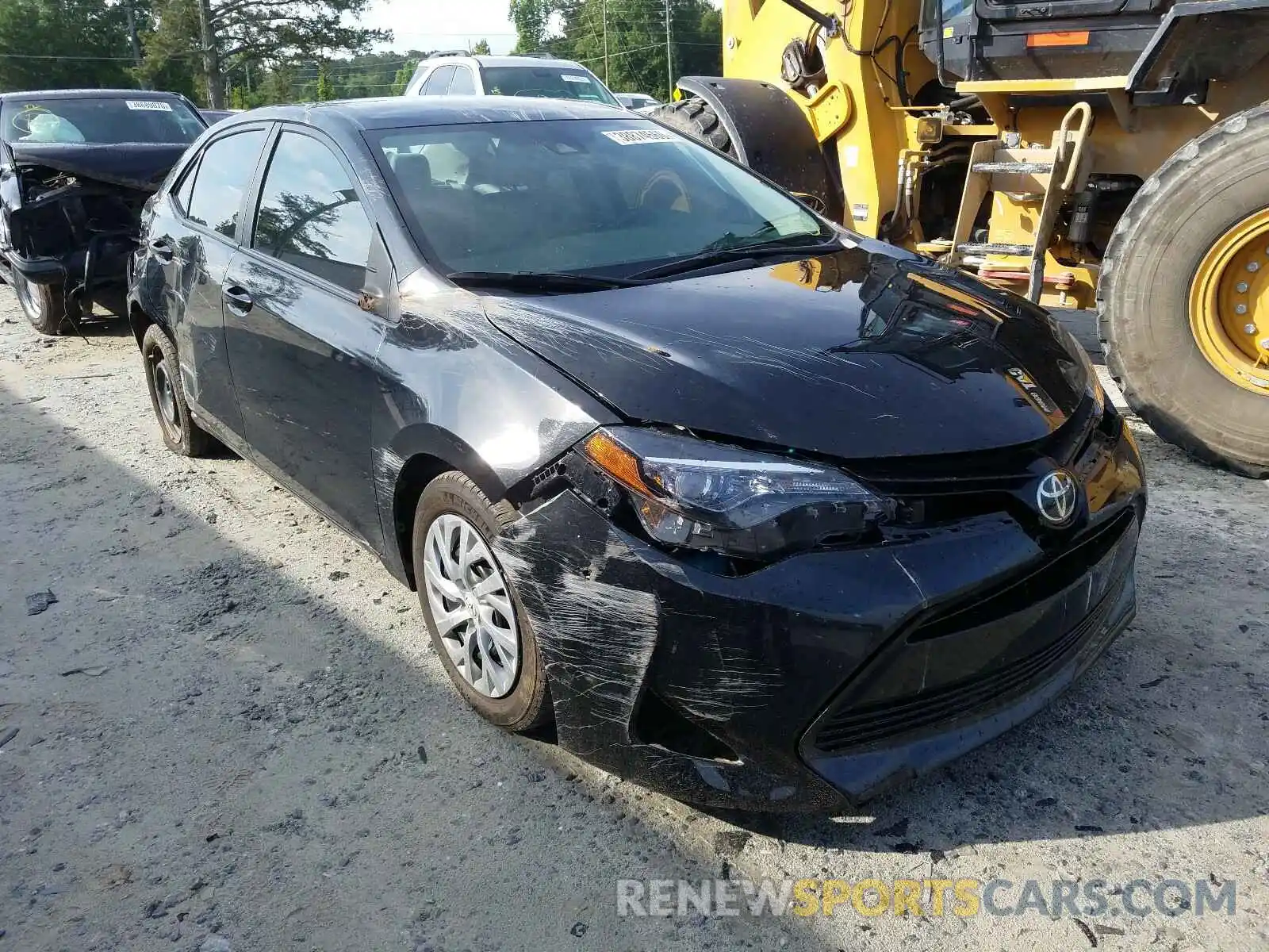 1 Photograph of a damaged car 2T1BURHE8KC177793 TOYOTA COROLLA 2019