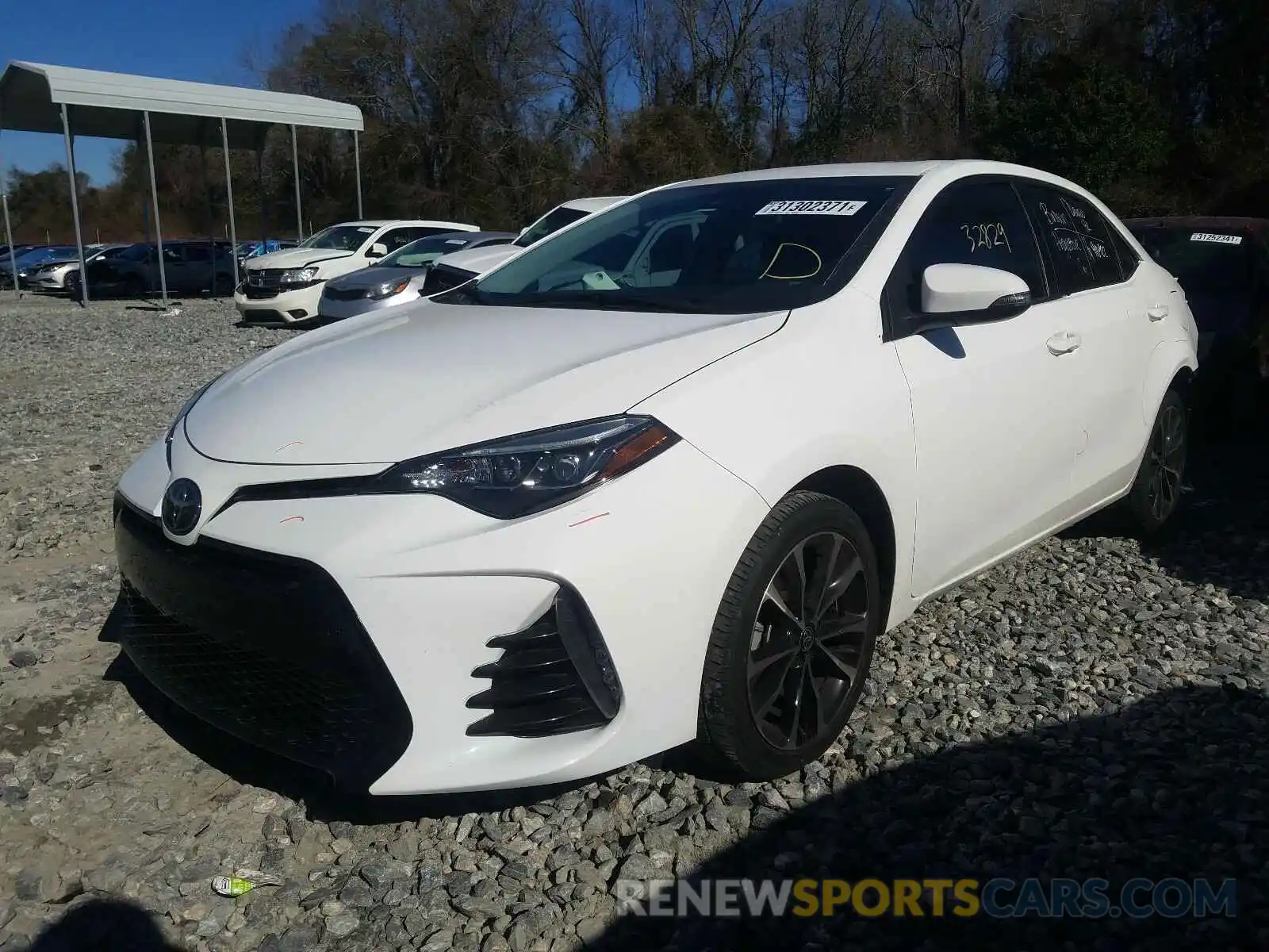 2 Photograph of a damaged car 2T1BURHE8KC177874 TOYOTA COROLLA 2019