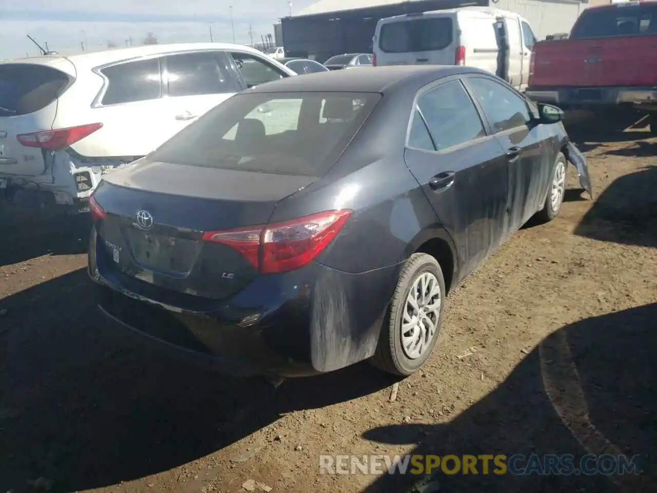 4 Photograph of a damaged car 2T1BURHE8KC178037 TOYOTA COROLLA 2019