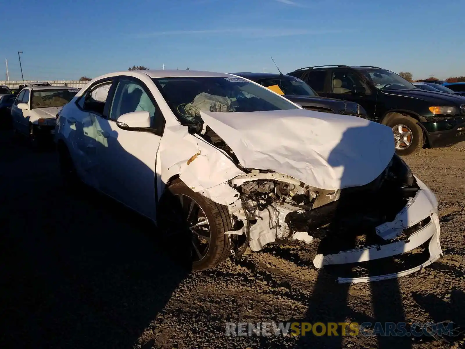 1 Photograph of a damaged car 2T1BURHE8KC178040 TOYOTA COROLLA 2019