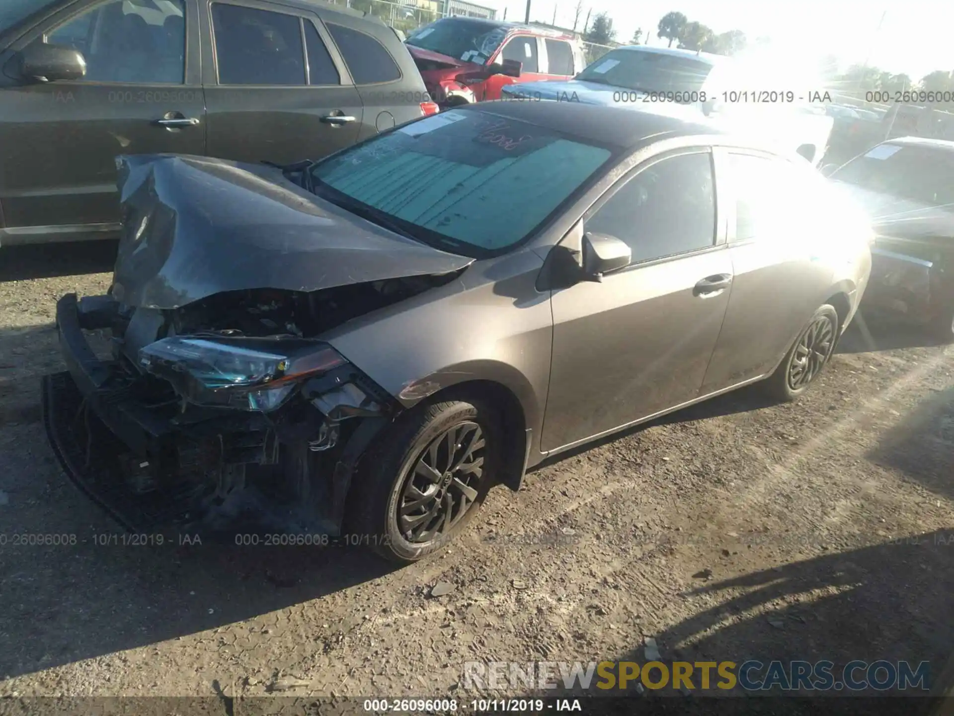 2 Photograph of a damaged car 2T1BURHE8KC178684 TOYOTA COROLLA 2019