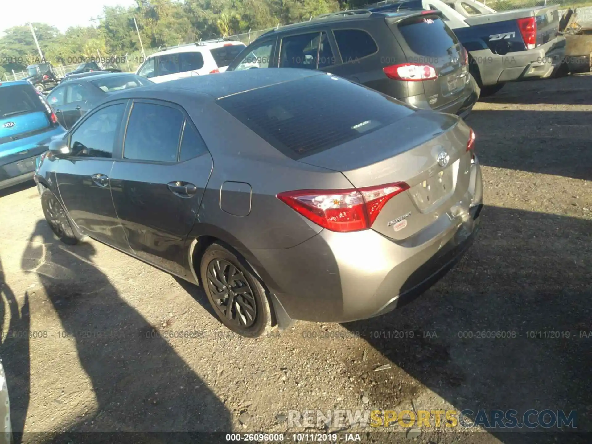 3 Photograph of a damaged car 2T1BURHE8KC178684 TOYOTA COROLLA 2019