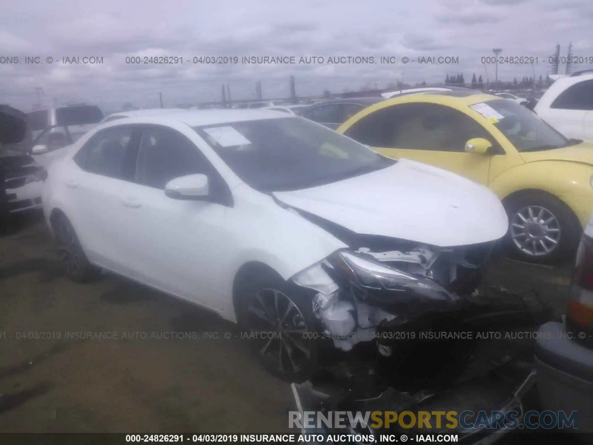 1 Photograph of a damaged car 2T1BURHE8KC178782 TOYOTA COROLLA 2019