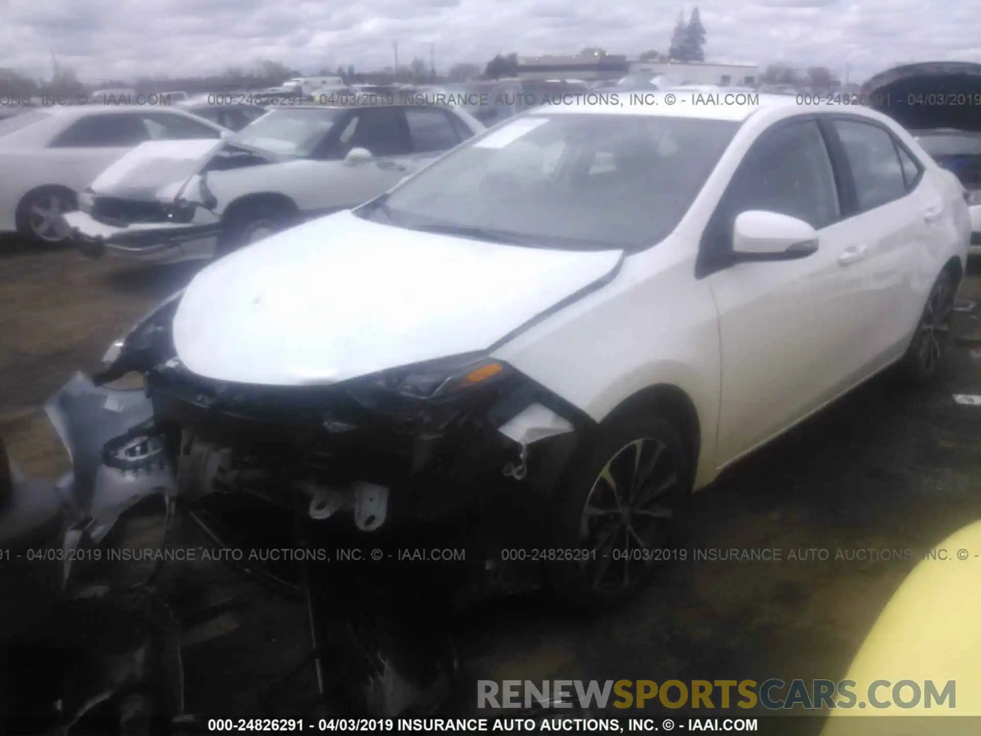 2 Photograph of a damaged car 2T1BURHE8KC178782 TOYOTA COROLLA 2019