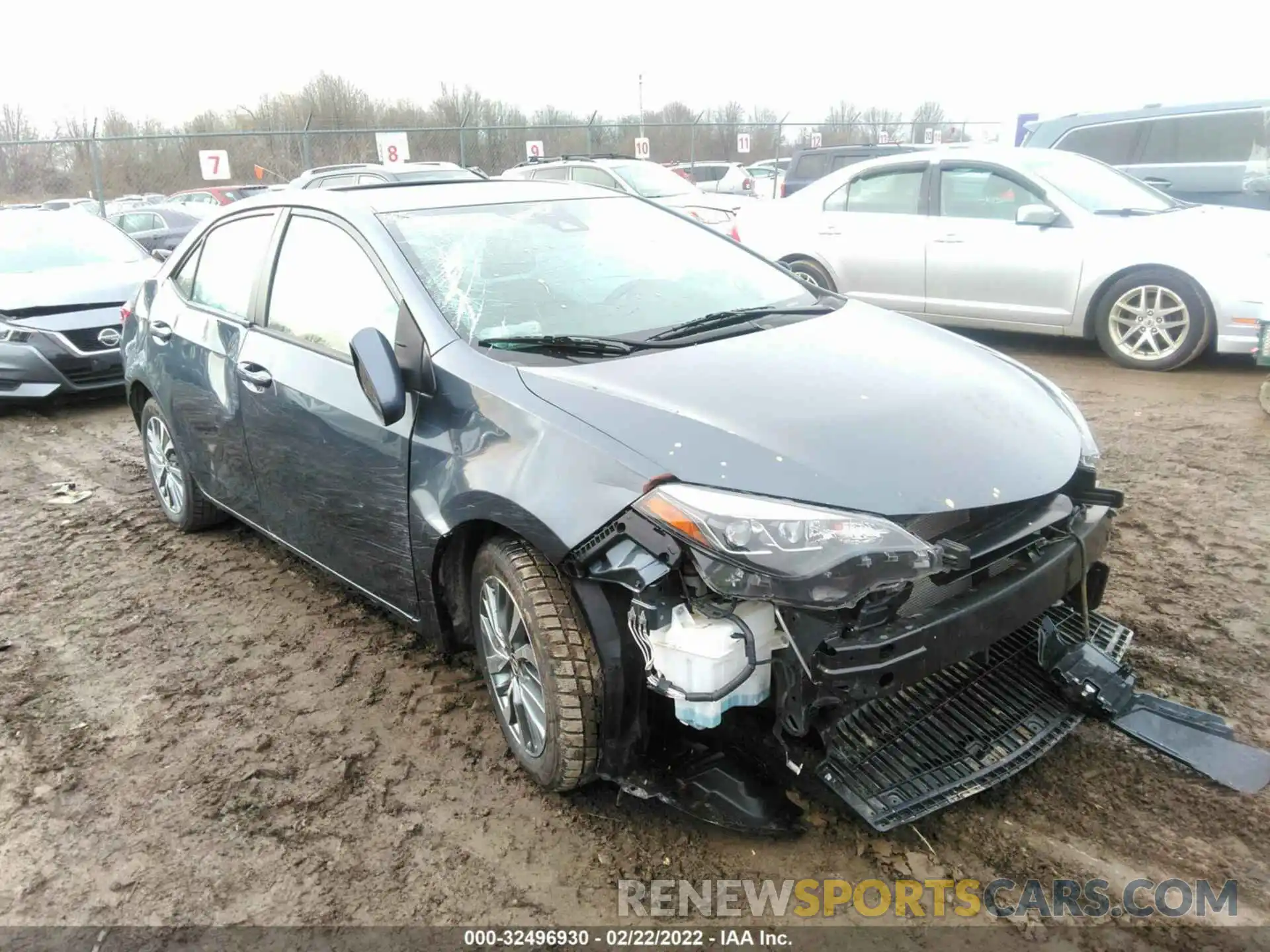 1 Photograph of a damaged car 2T1BURHE8KC179091 TOYOTA COROLLA 2019