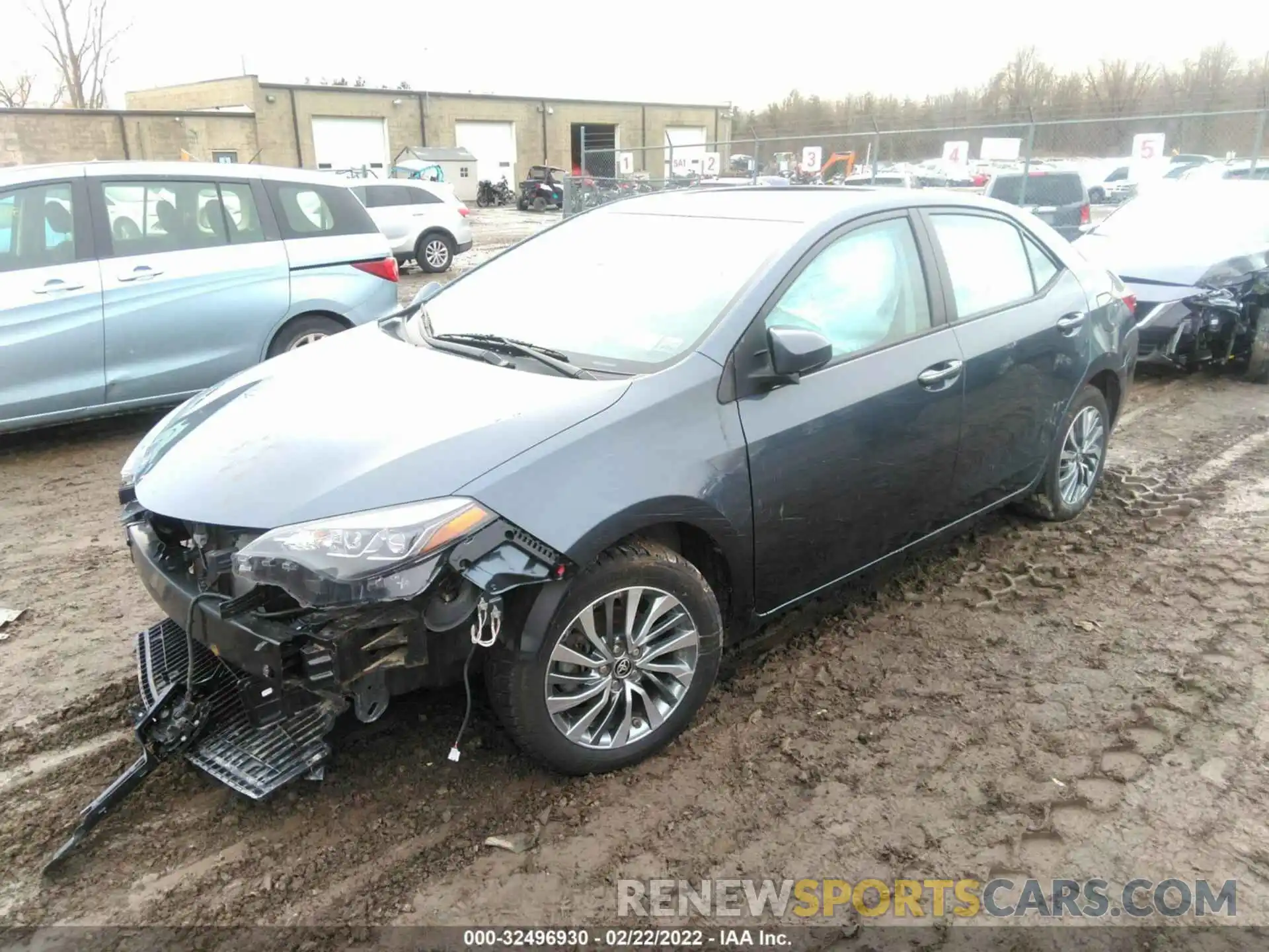 2 Photograph of a damaged car 2T1BURHE8KC179091 TOYOTA COROLLA 2019