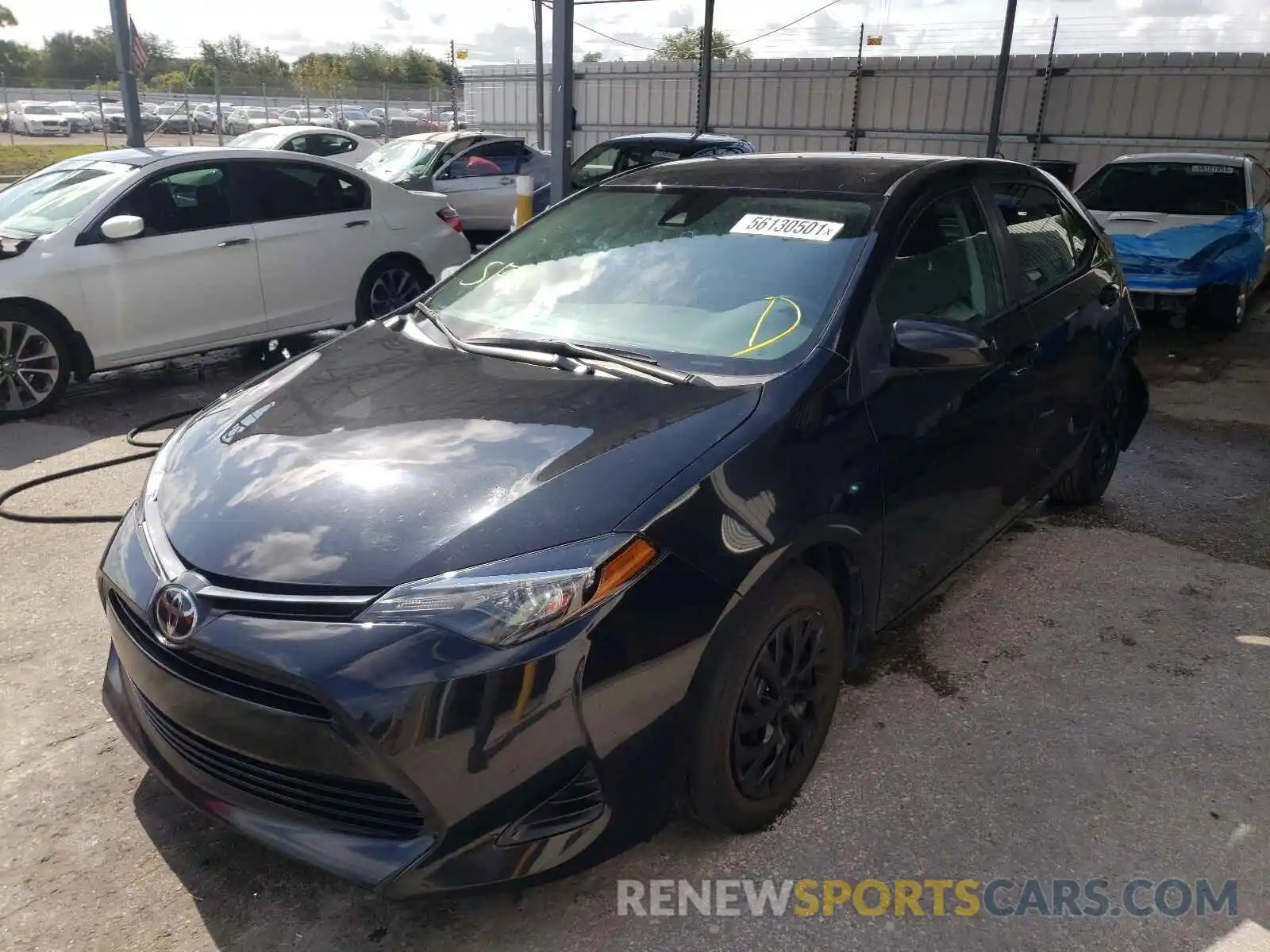 2 Photograph of a damaged car 2T1BURHE8KC179379 TOYOTA COROLLA 2019