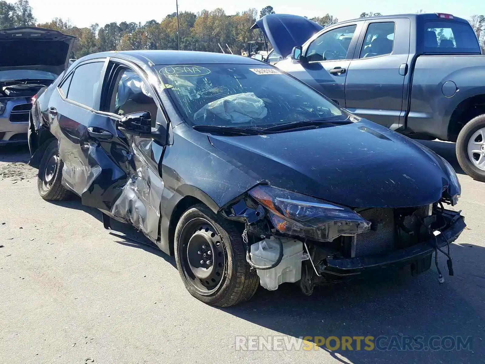 1 Photograph of a damaged car 2T1BURHE8KC179849 TOYOTA COROLLA 2019