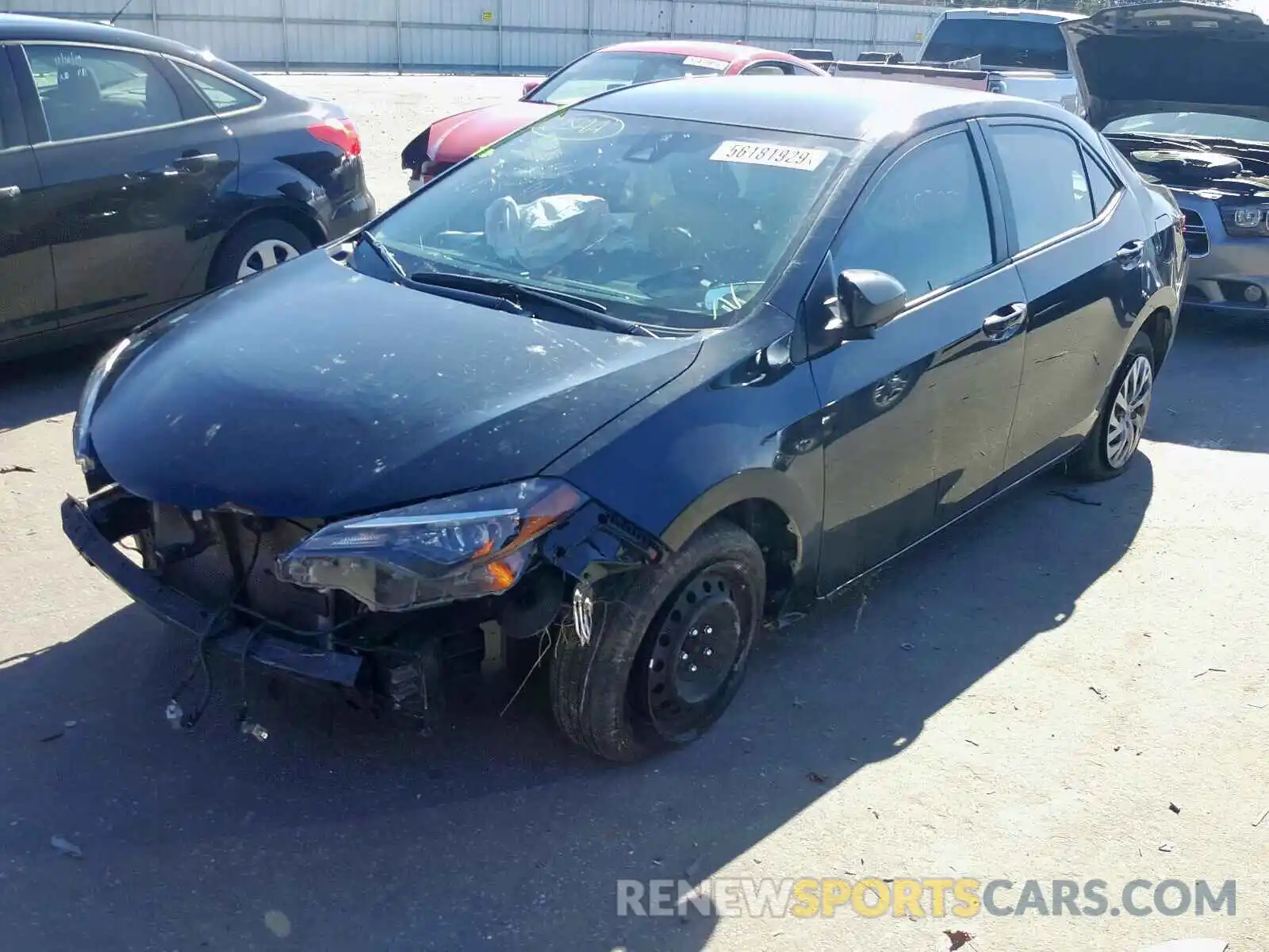 2 Photograph of a damaged car 2T1BURHE8KC179849 TOYOTA COROLLA 2019