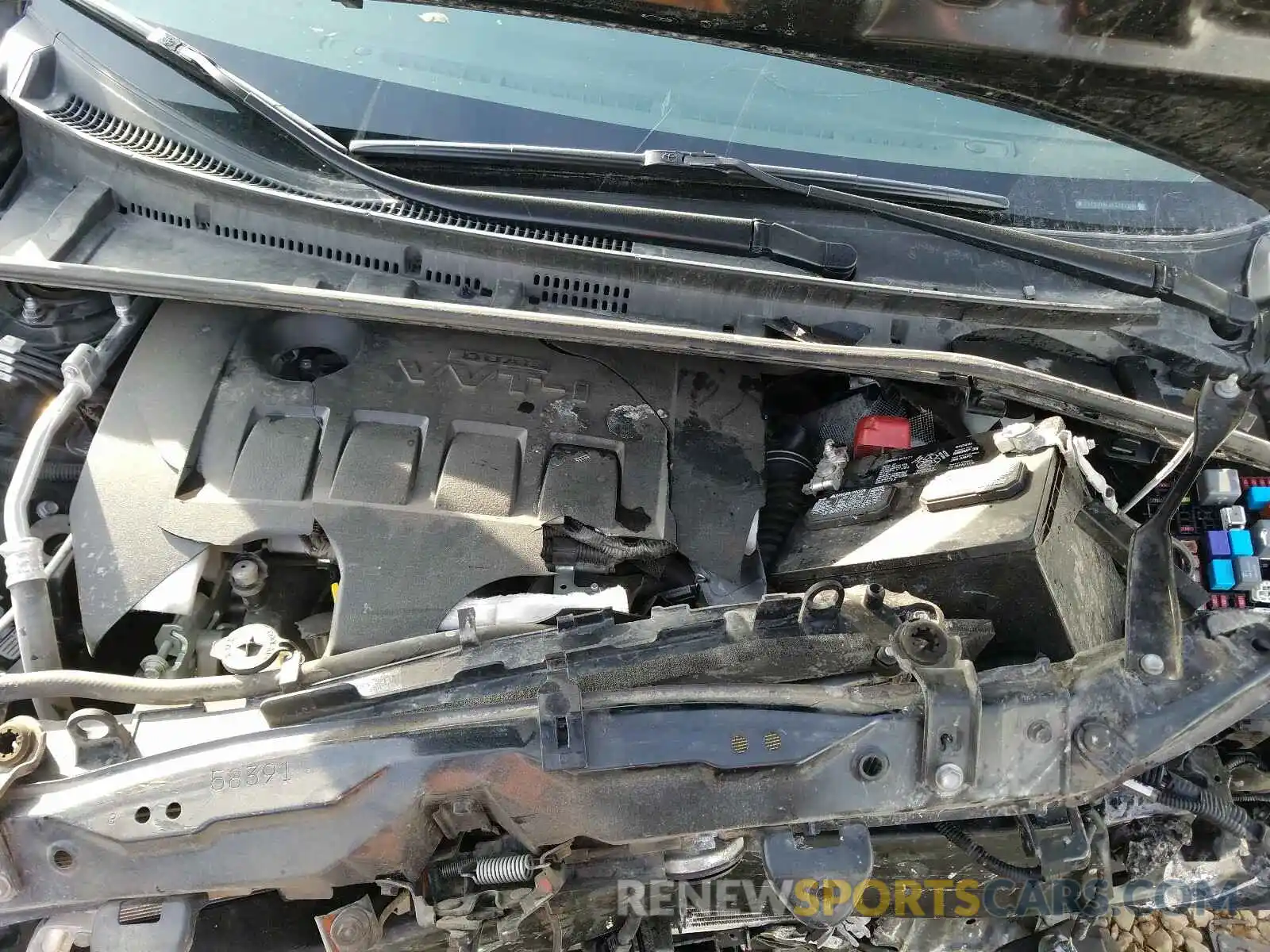 7 Photograph of a damaged car 2T1BURHE8KC180208 TOYOTA COROLLA 2019