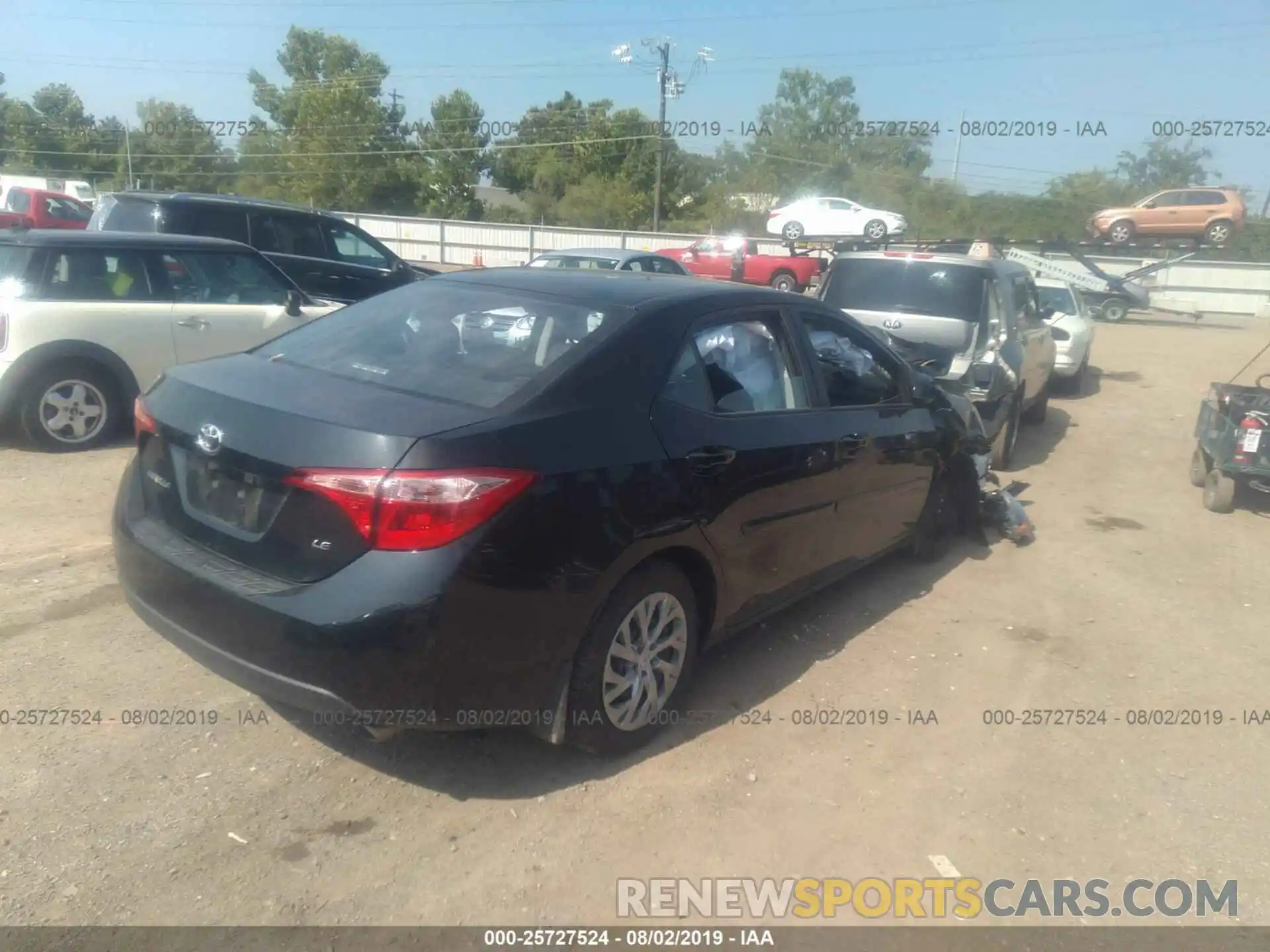 4 Photograph of a damaged car 2T1BURHE8KC180256 TOYOTA COROLLA 2019