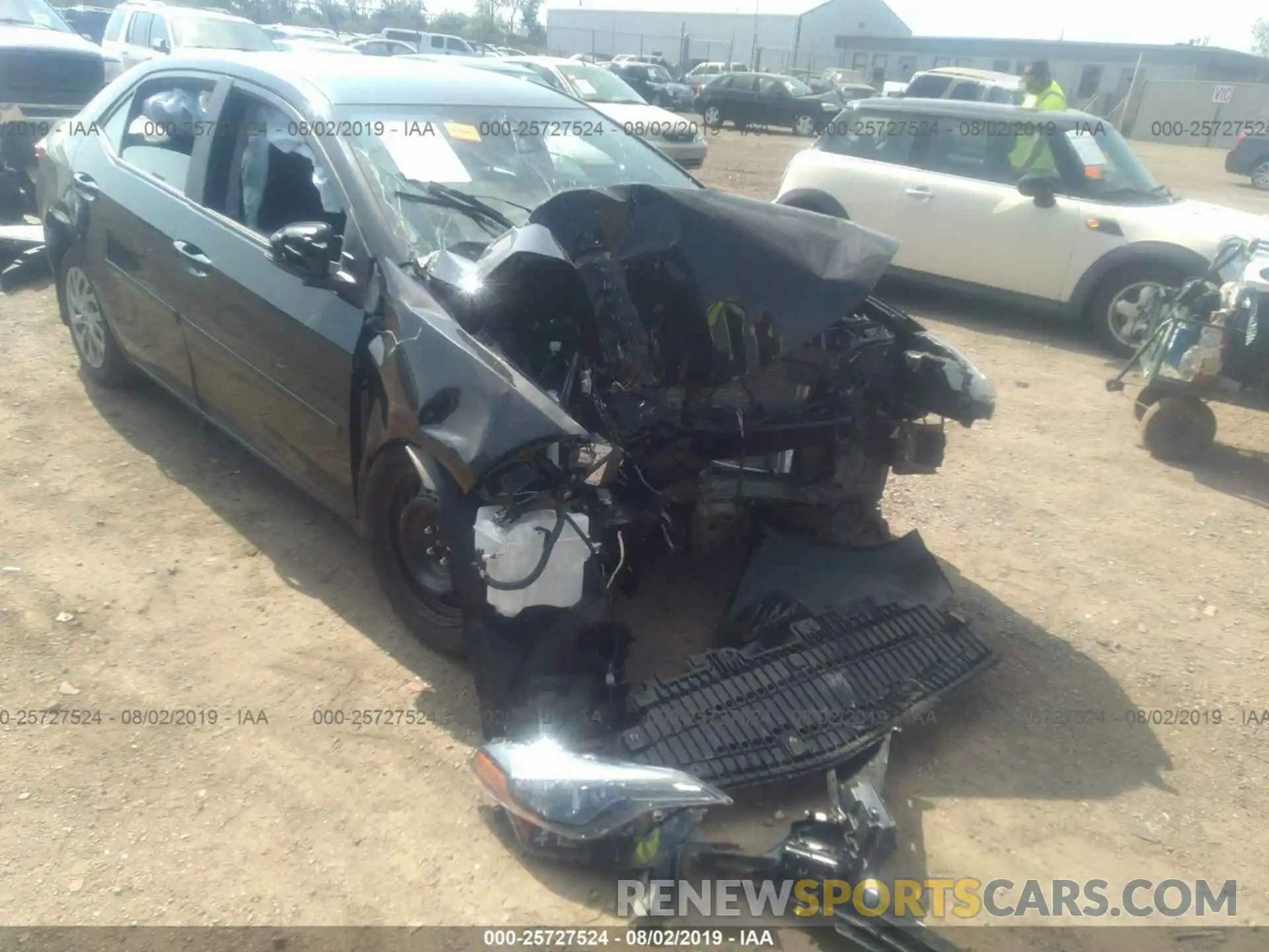 6 Photograph of a damaged car 2T1BURHE8KC180256 TOYOTA COROLLA 2019